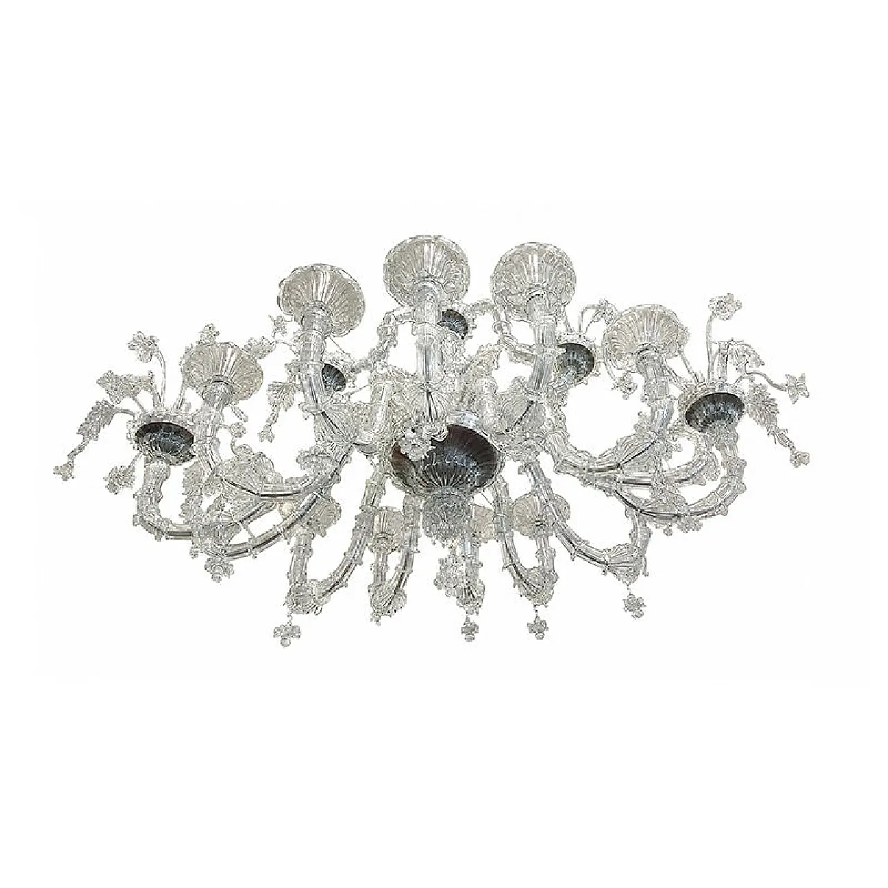 12-Light Rezzonico chandelier, 1980s 2