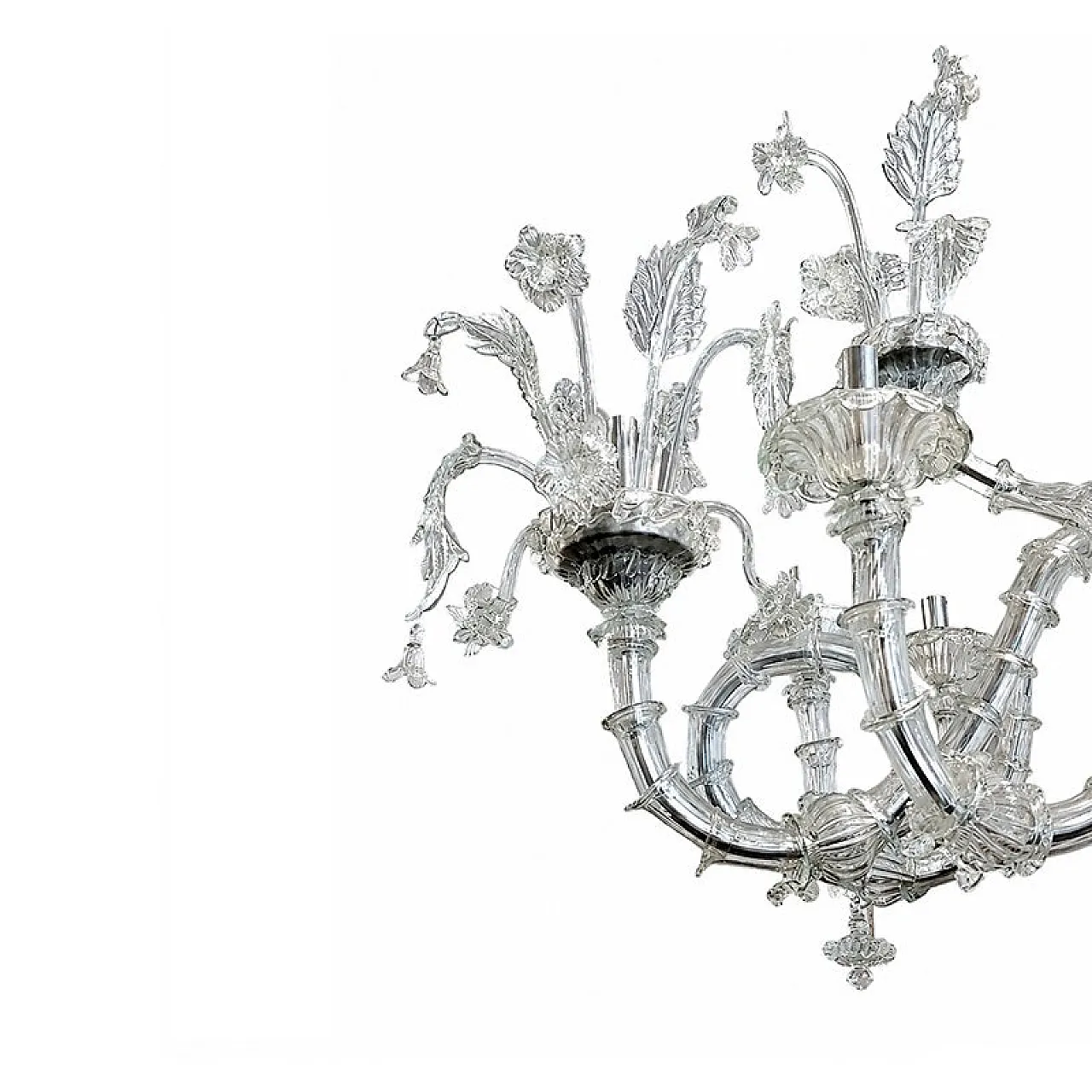 12-Light Rezzonico chandelier, 1980s 3
