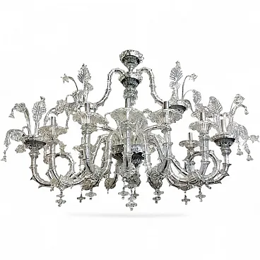 12-Light Rezzonico chandelier, 1980s