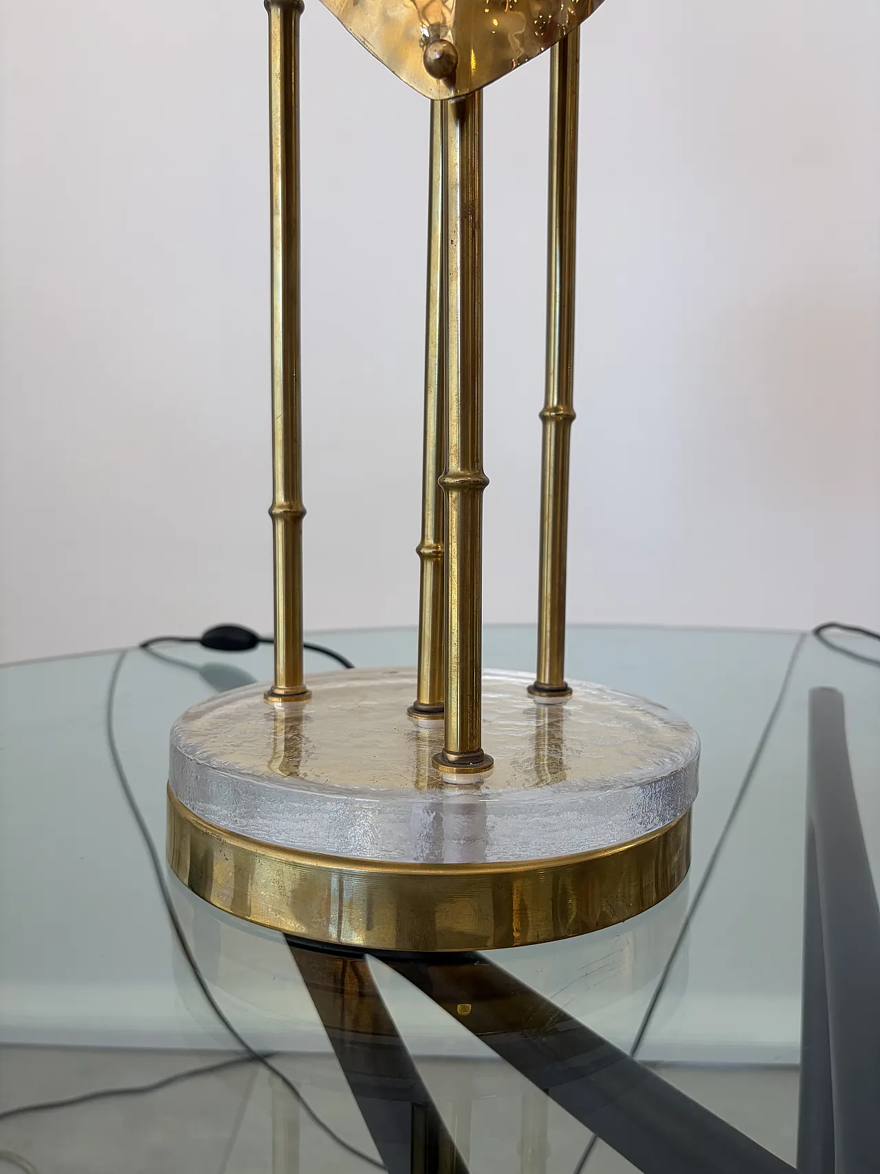 Coppia di lampade da tavolo in ottone, anni ‘80 8