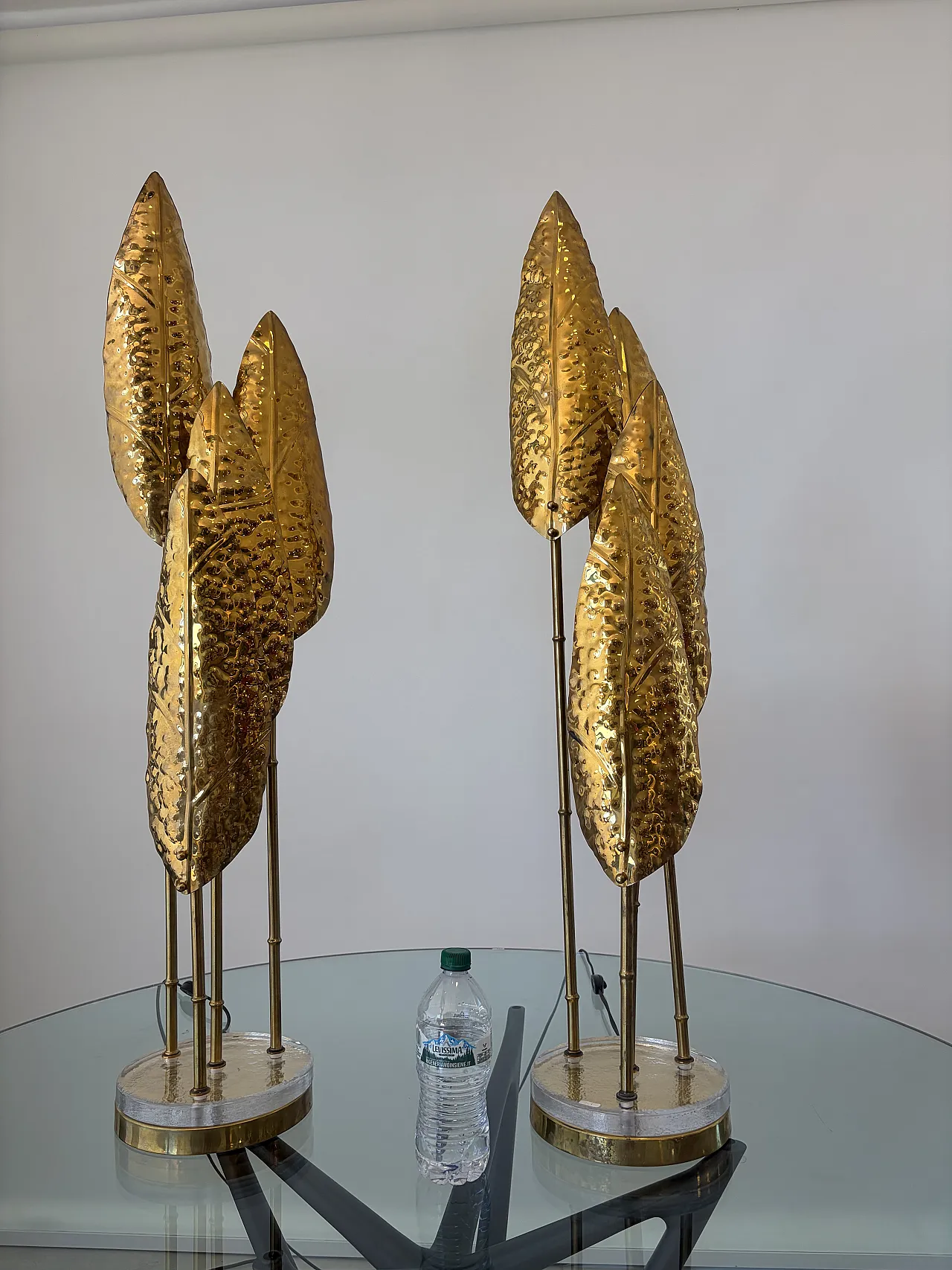 Coppia di lampade da tavolo in ottone, anni ‘80 10