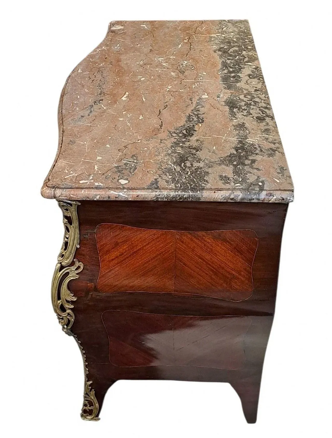 Laminated domed chest of drawers, early 18th century 5