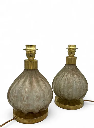 Coppia di lampade da comodino di Avem, anni '50