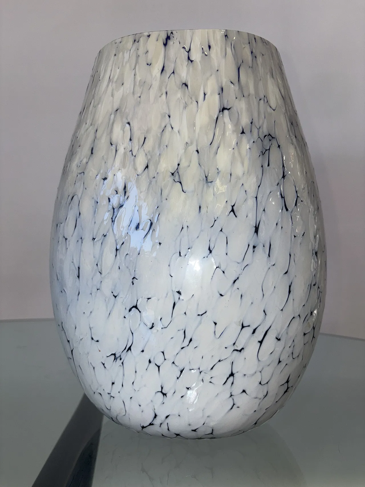 Vaso in vetro di Murano firmato Carlo Moretti, anni '90 2