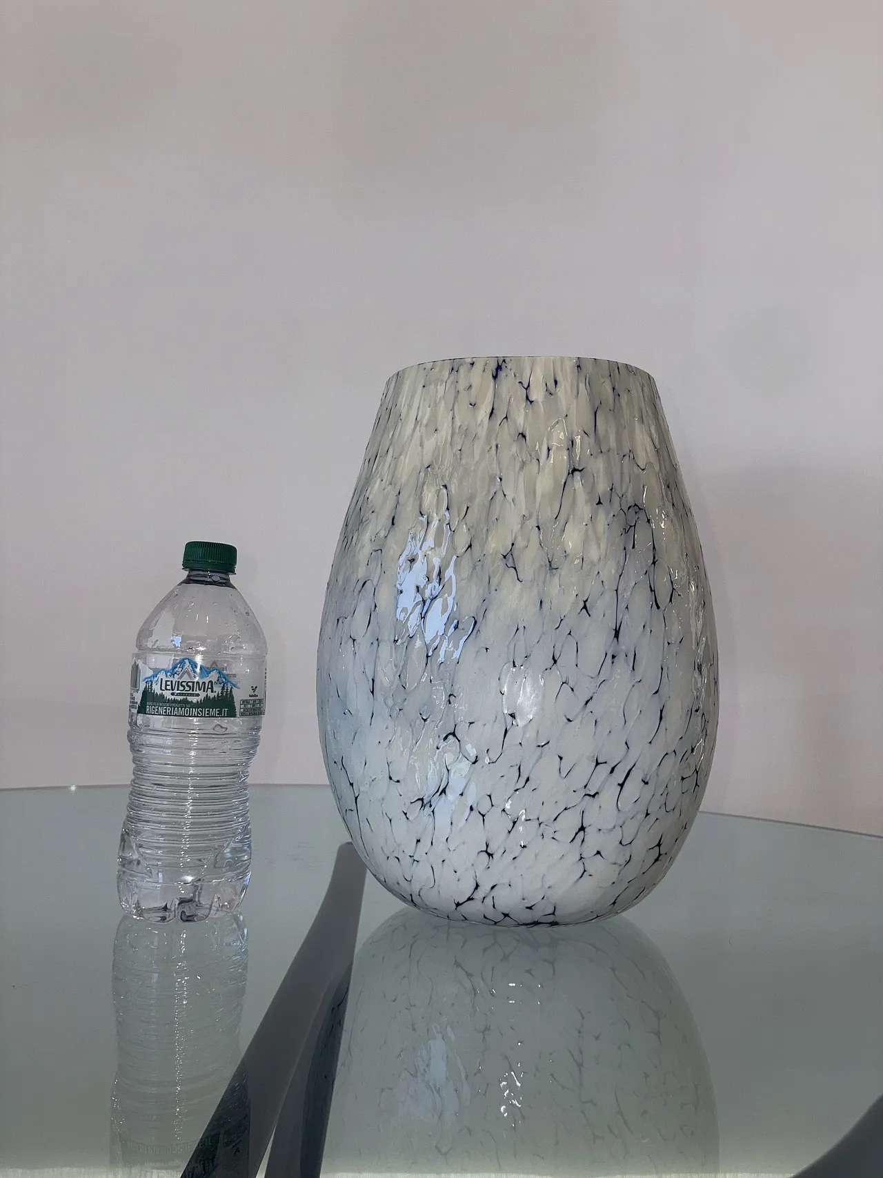 Vaso in vetro di Murano firmato Carlo Moretti, anni '90 3