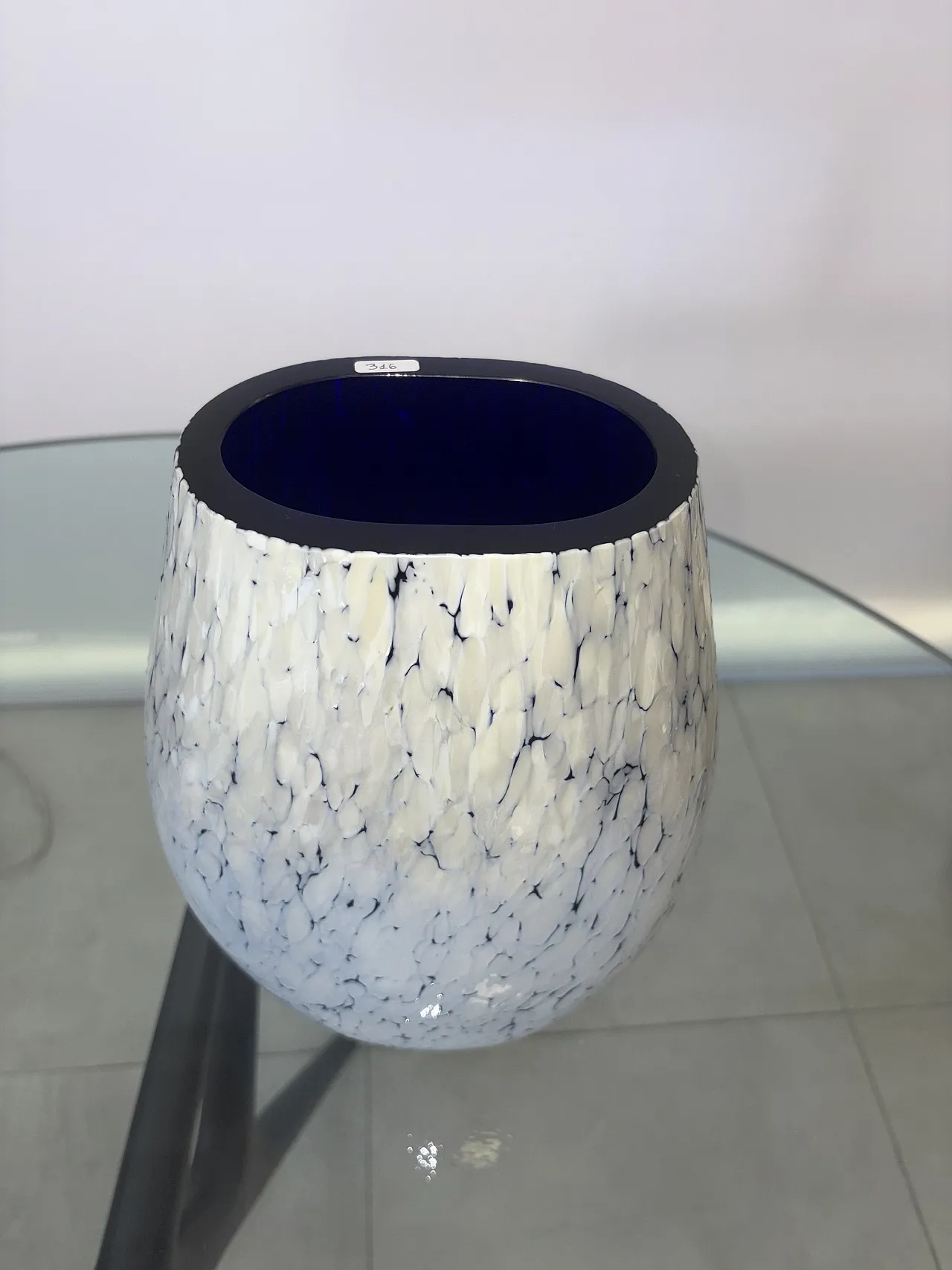 Vaso in vetro di Murano firmato Carlo Moretti, anni '90 4