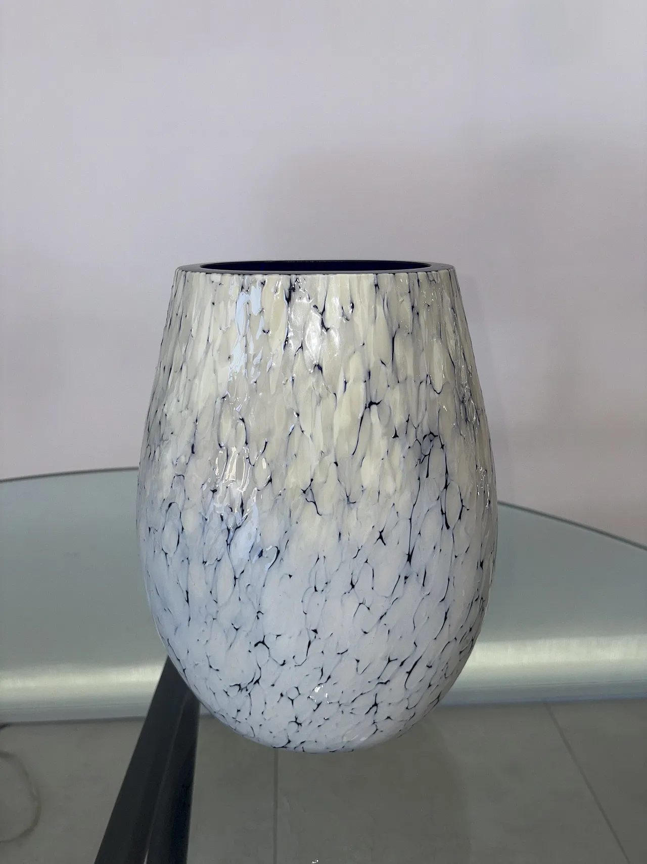 Vaso in vetro di Murano firmato Carlo Moretti, anni '90 5
