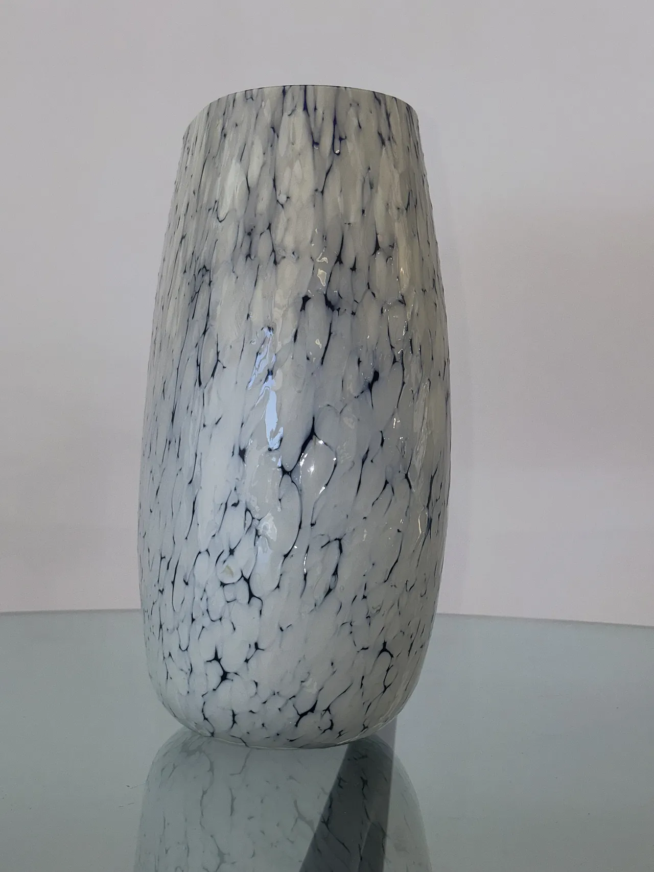 Vaso in vetro di Murano firmato Carlo Moretti, anni '90 6