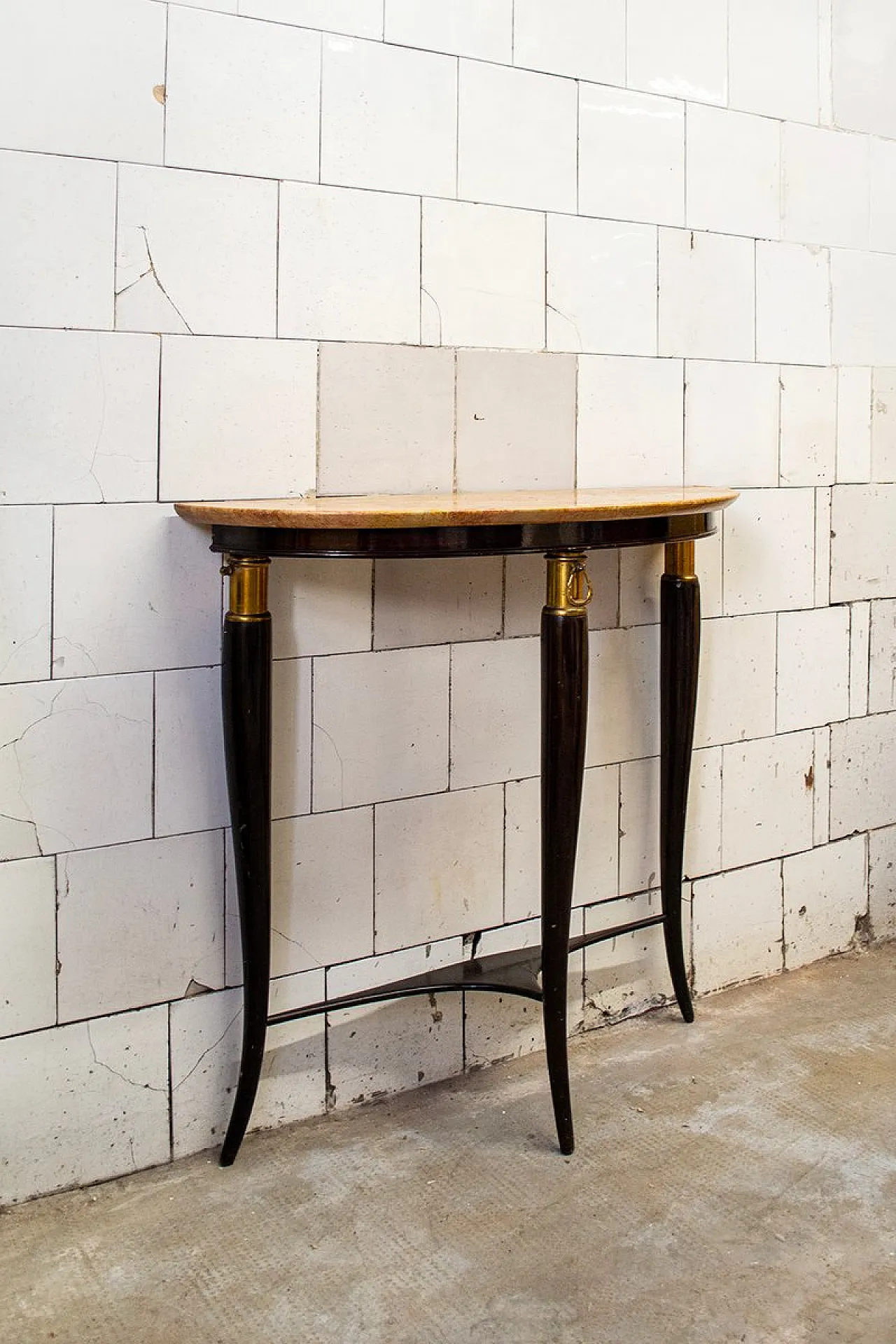 Teak console table attributed to Osvaldo Borsani, 1950s 1