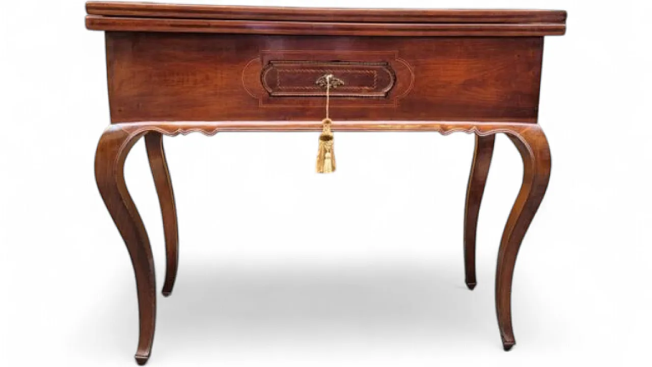Louis XV inlaid game table, 18th century 15