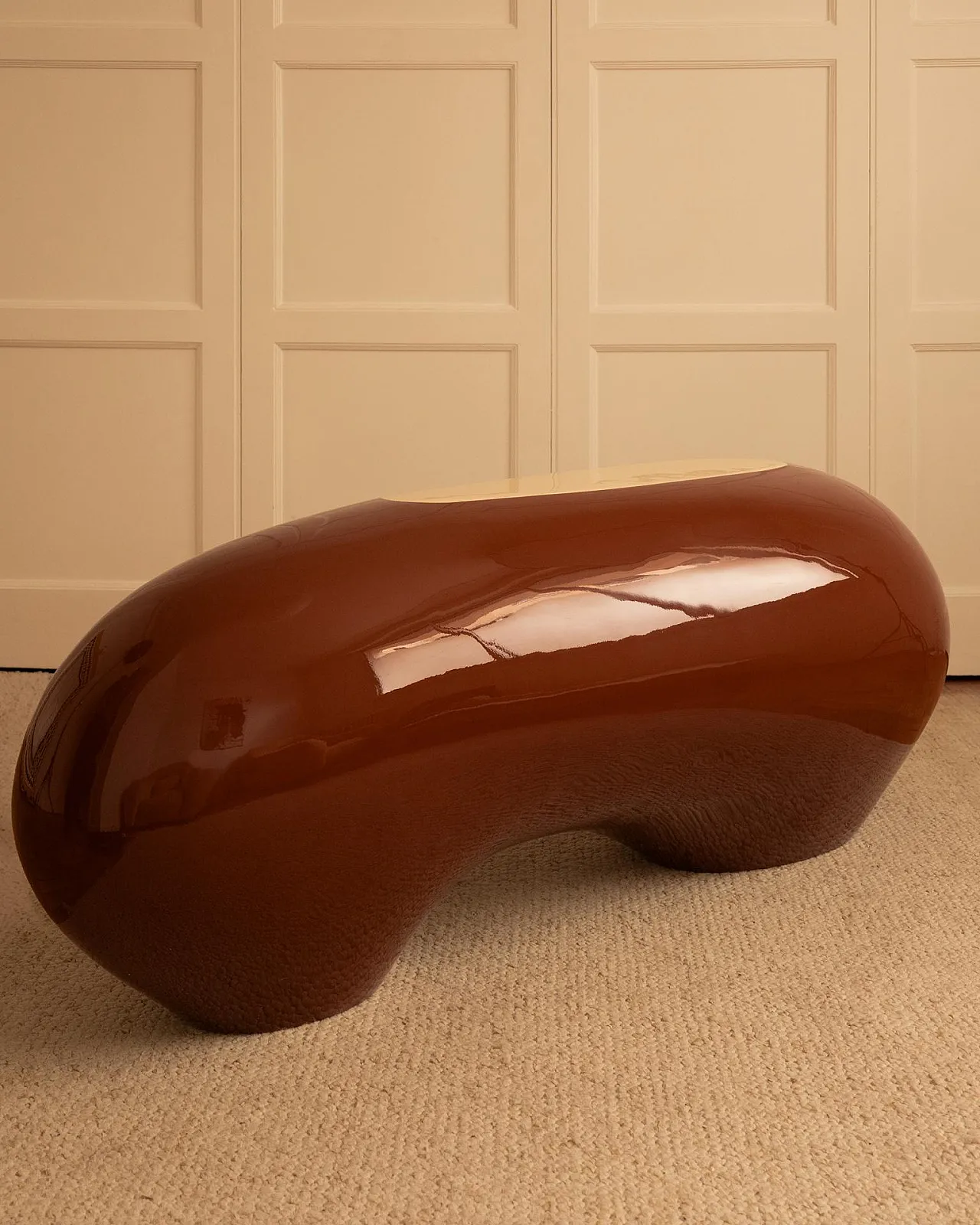 Lacquered bench, 1970s 4