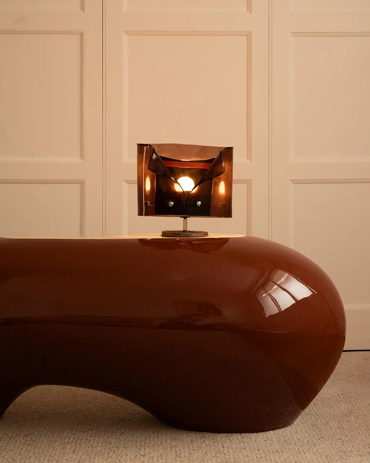 Lacquered bench, 1970s 8