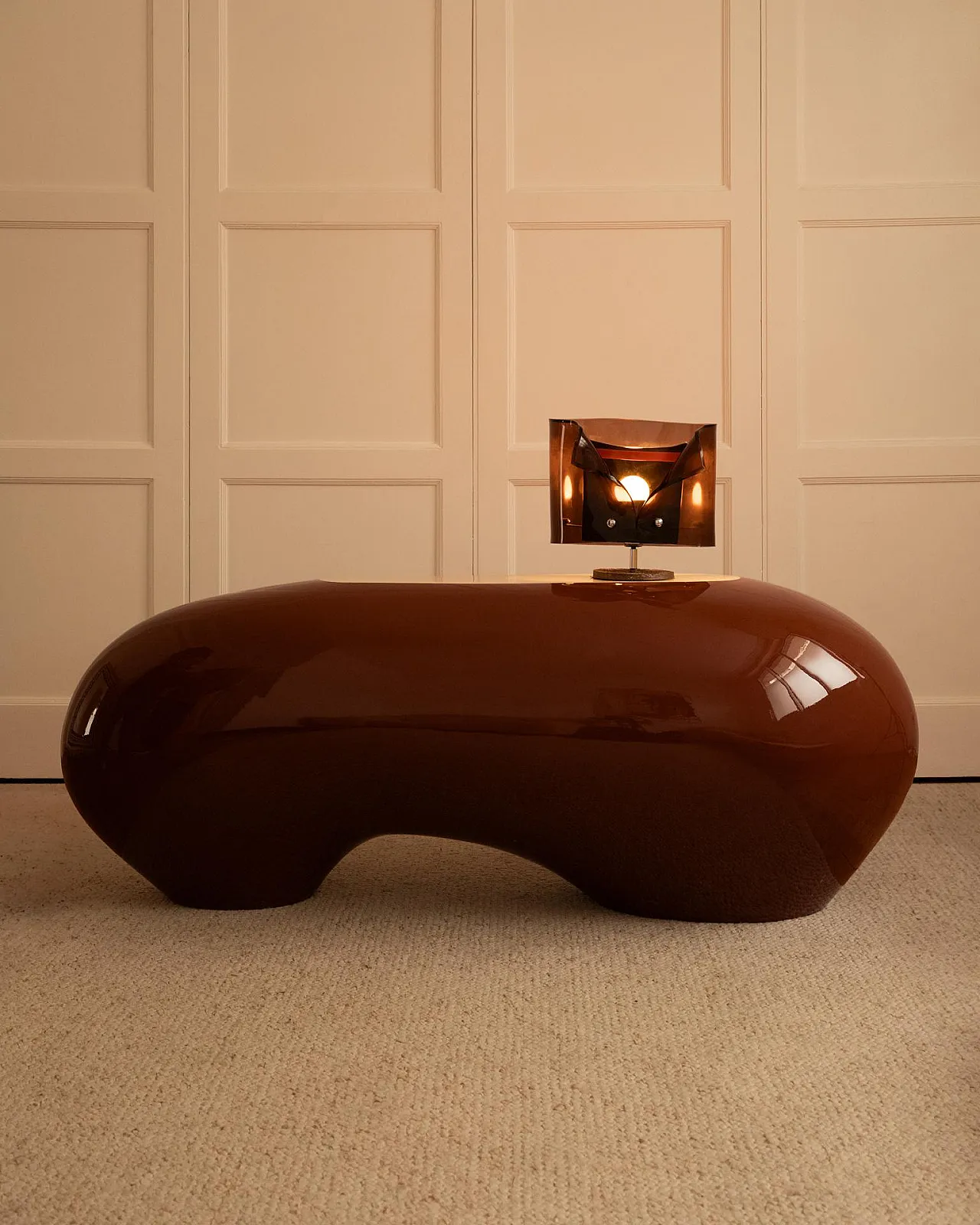 Lacquered bench, 1970s 9