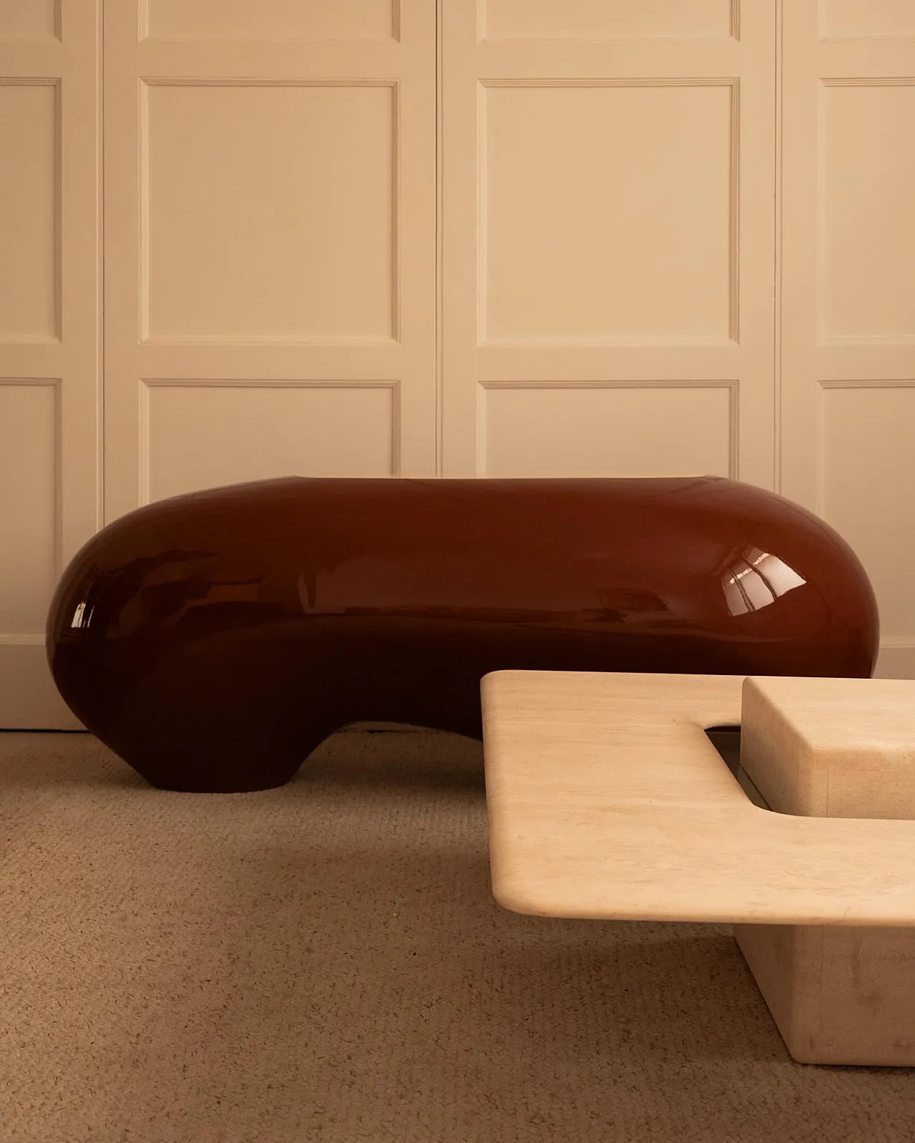Lacquered bench, 1970s 10