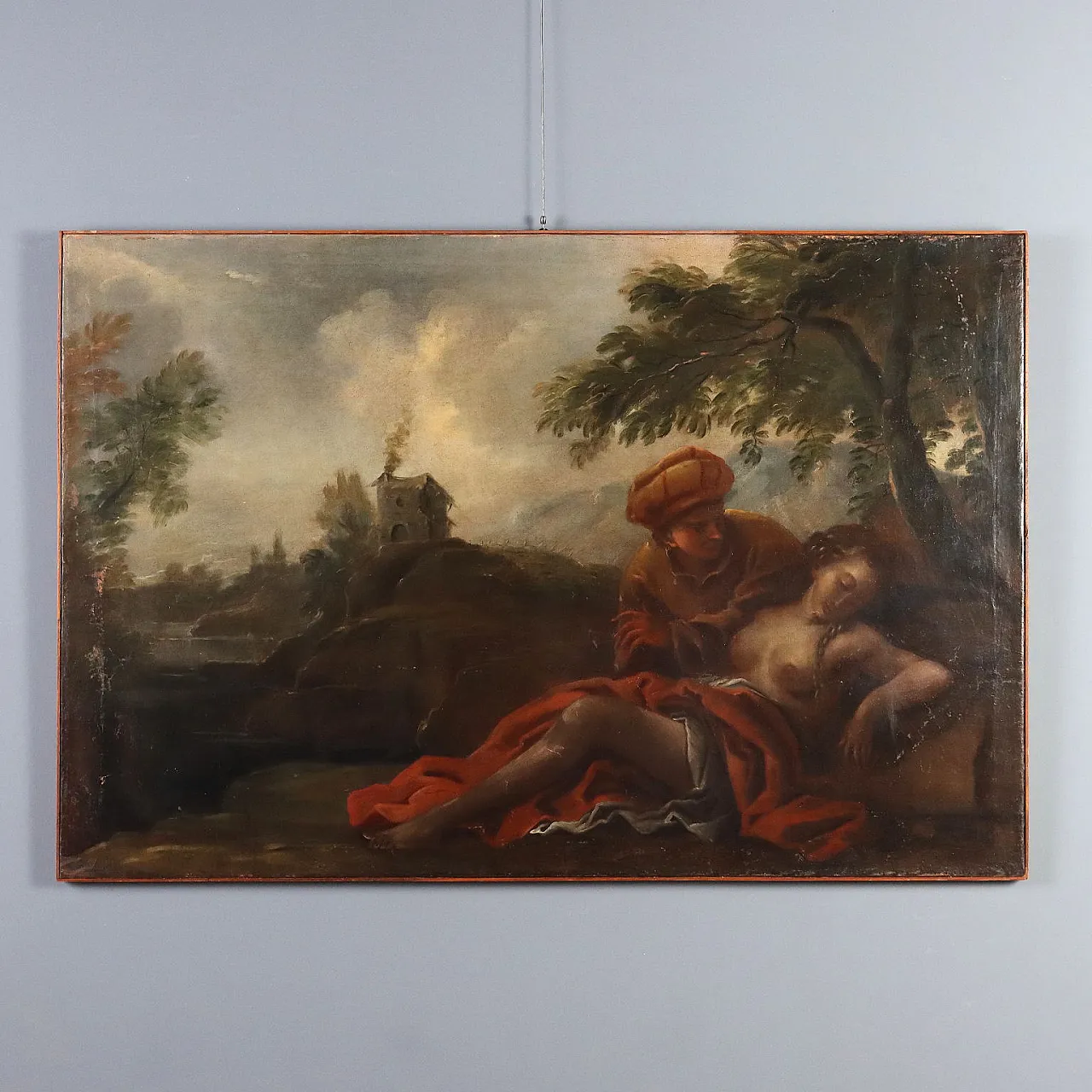 Cephalus and Procris painting, 19th century 1