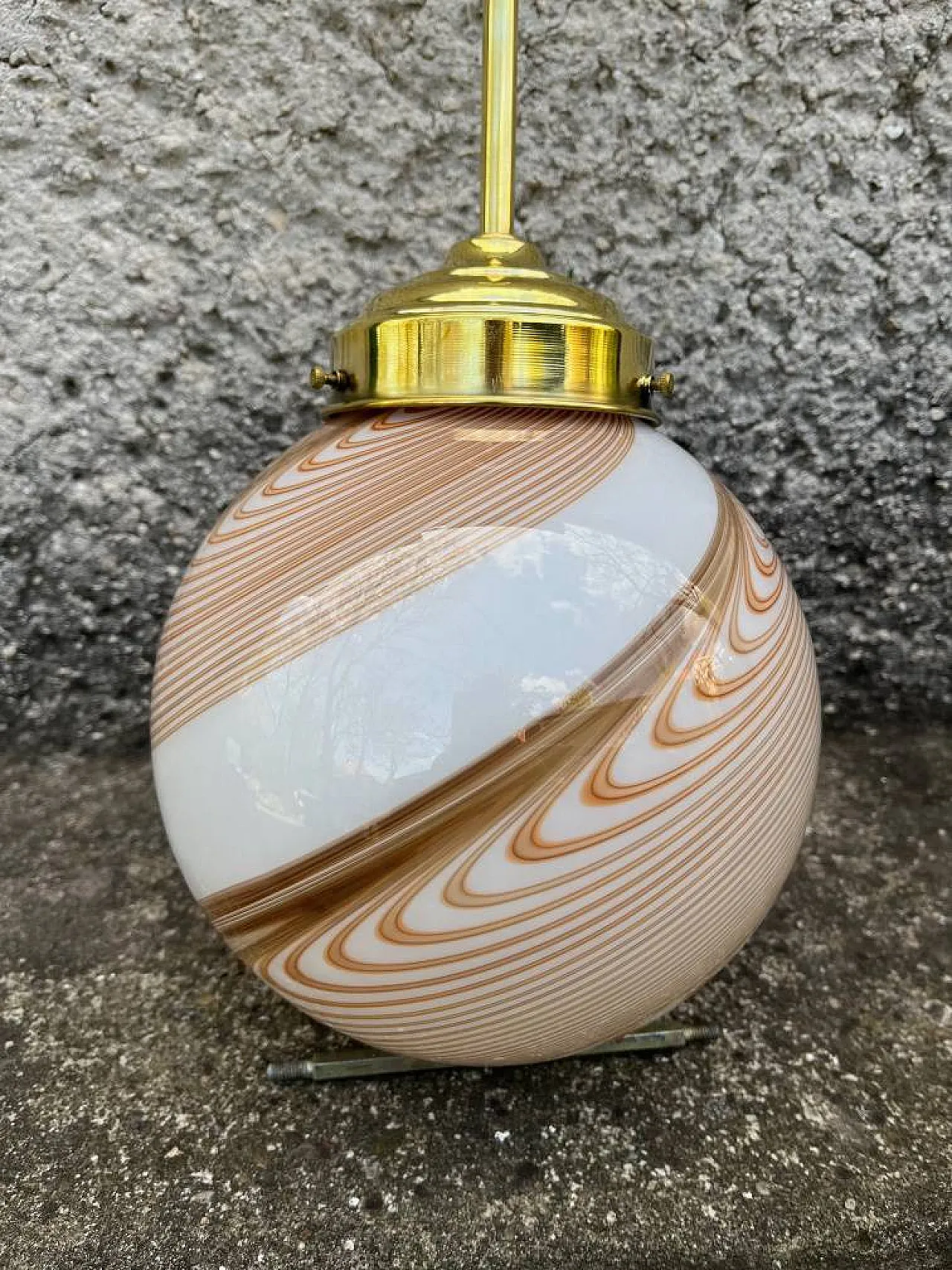 Pair of Murano Glass Ceiling Light by Dino Martens, Mid 20th Century 6