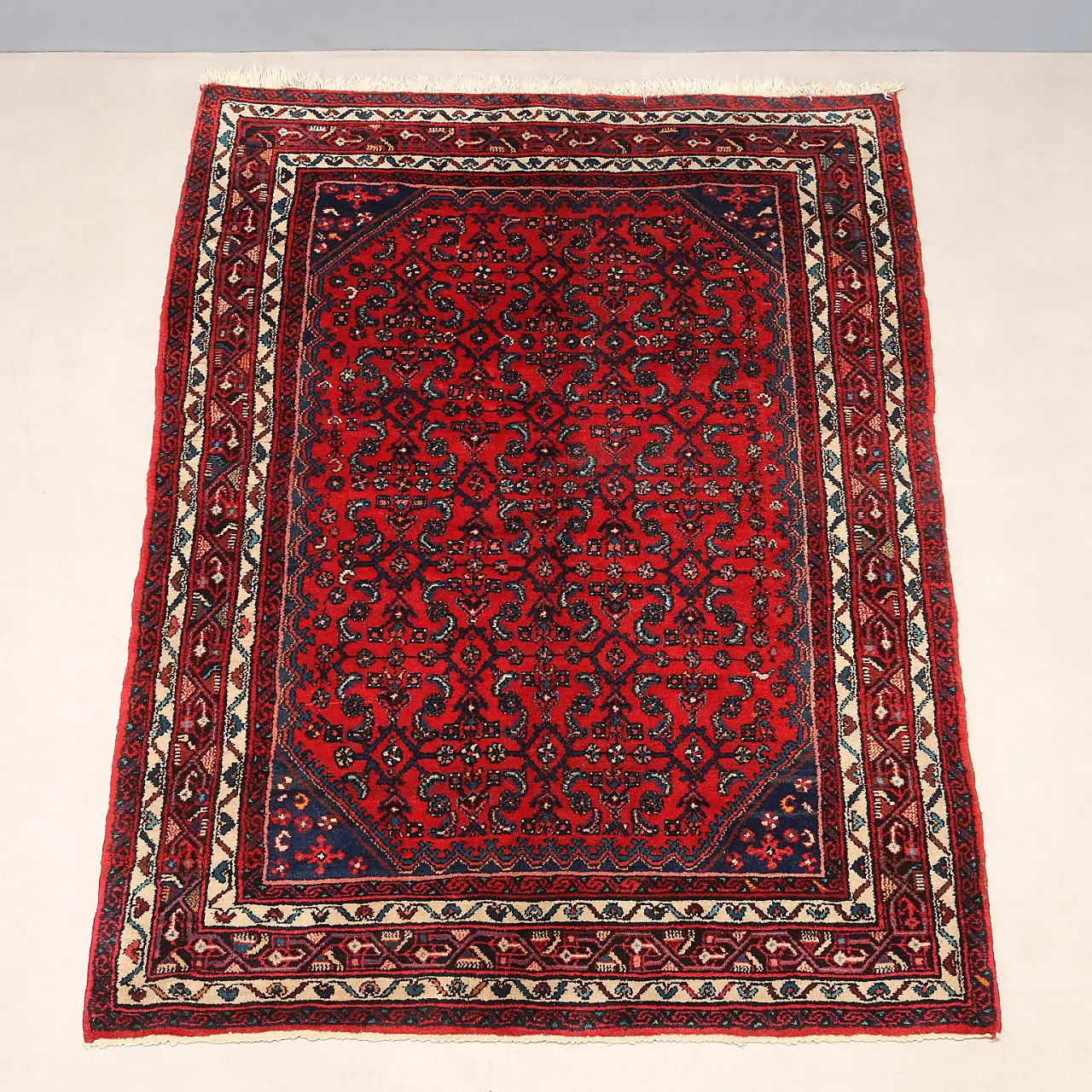 Hosseinabad rug in cotton and wool, 20th century 3