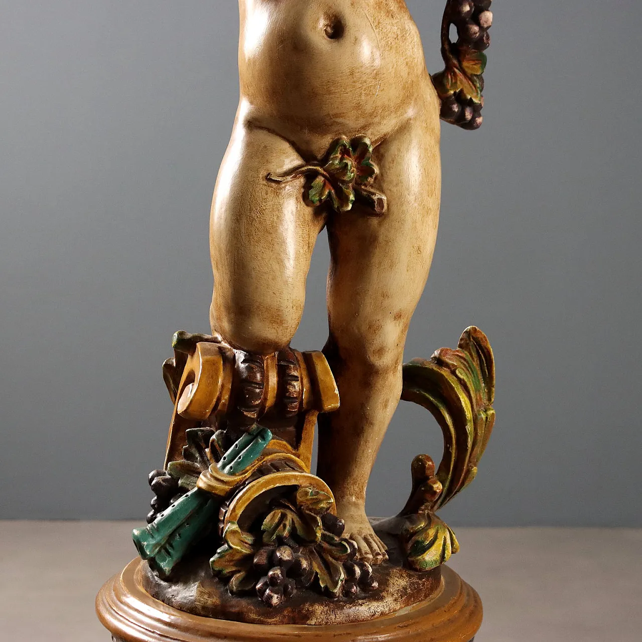 Column vase holder in Baroque style, 20th century 5