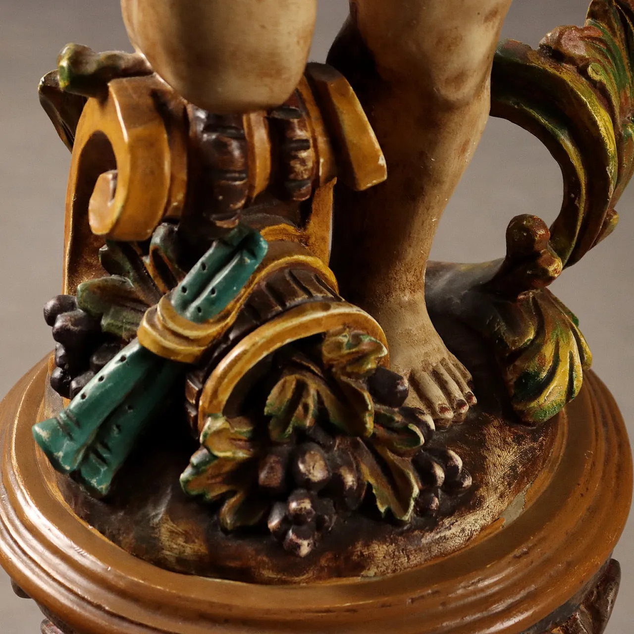 Column vase holder in Baroque style, 20th century 7