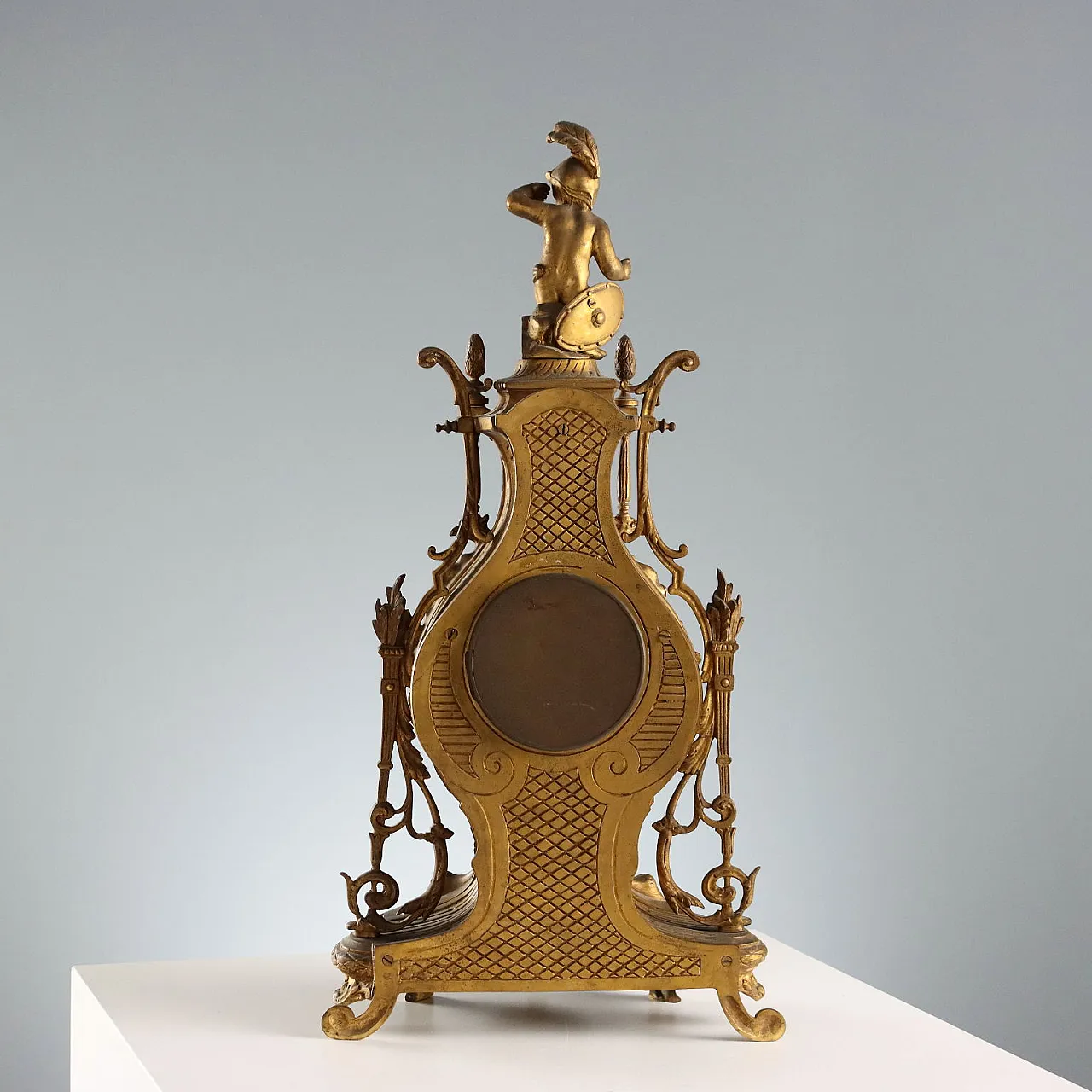 Eclectic style mantel clock, 19th century 10