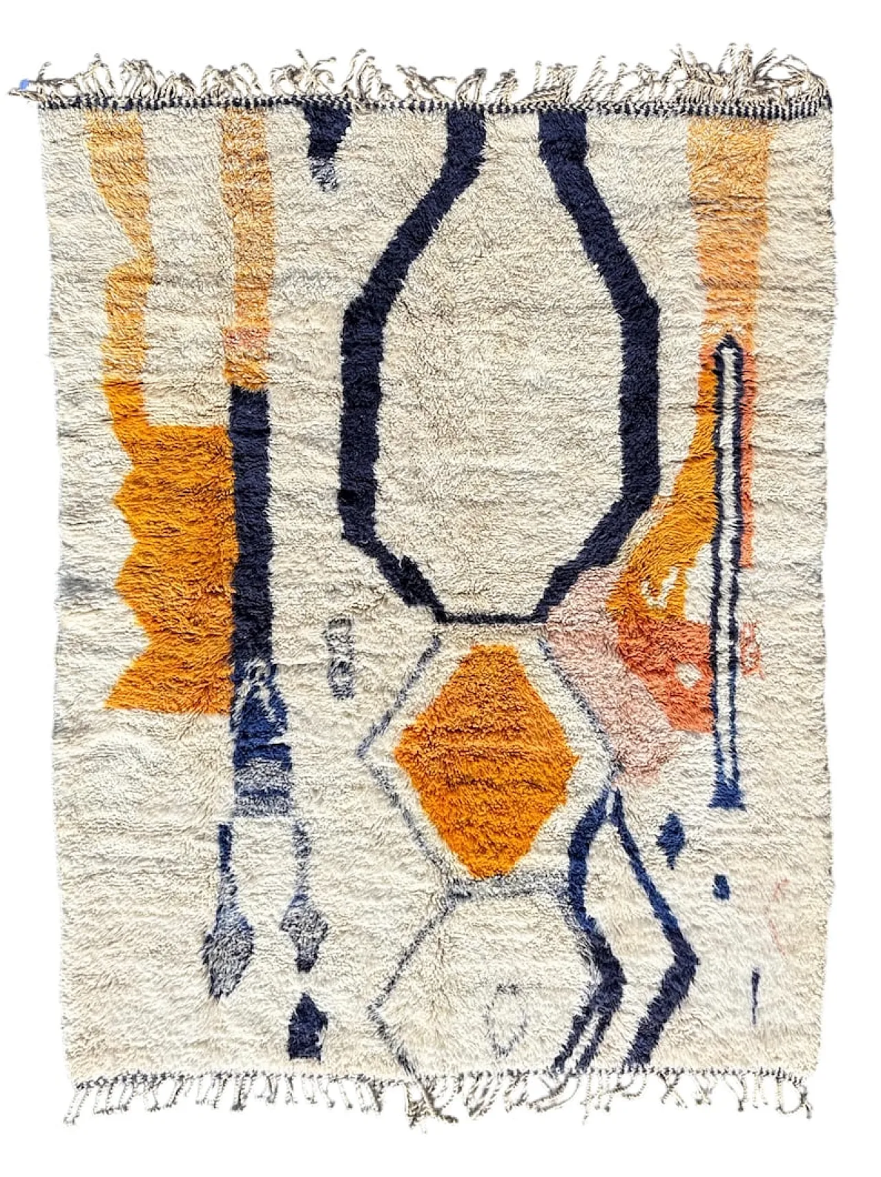 Abstract Moroccan-style shag rug, 2000s 1