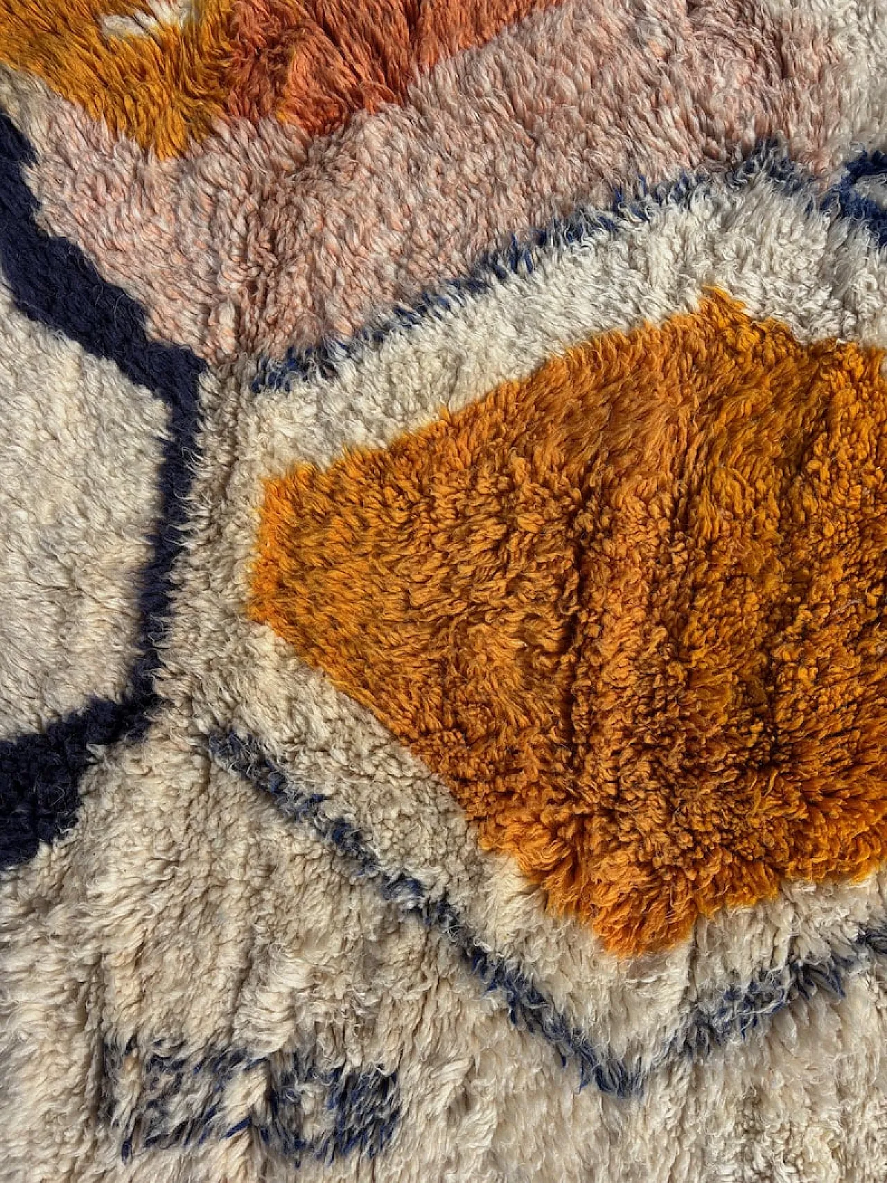 Abstract Moroccan-style shag rug, 2000s 2