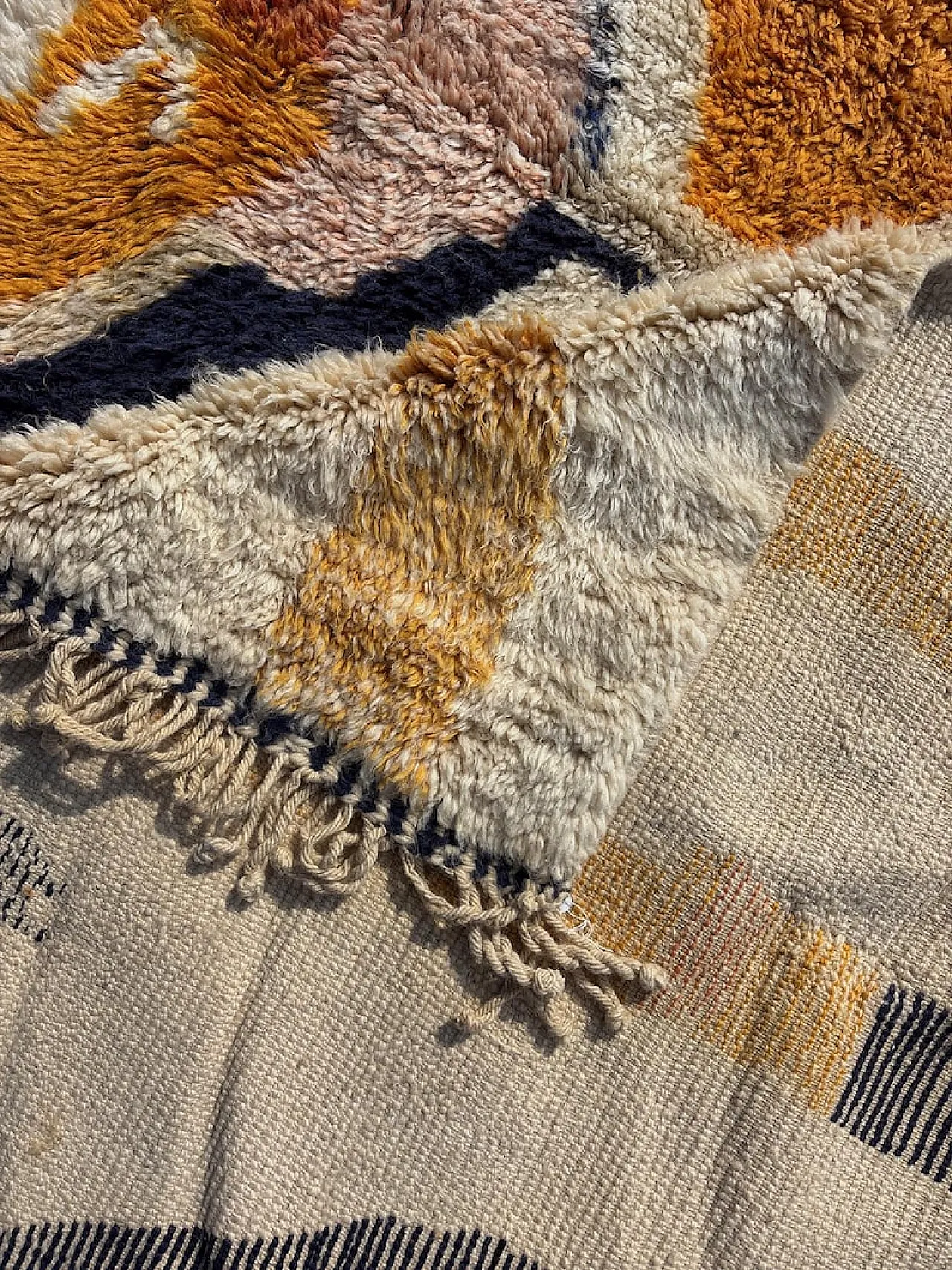 Abstract Moroccan-style shag rug, 2000s 3