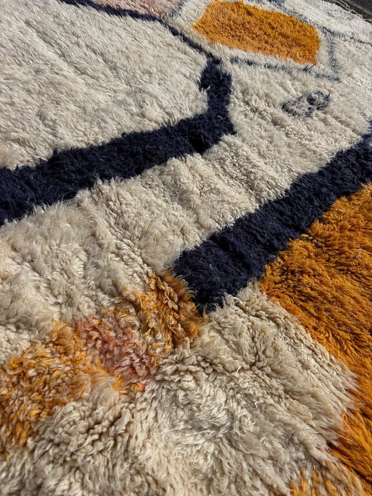 Abstract Moroccan-style shag rug, 2000s 5