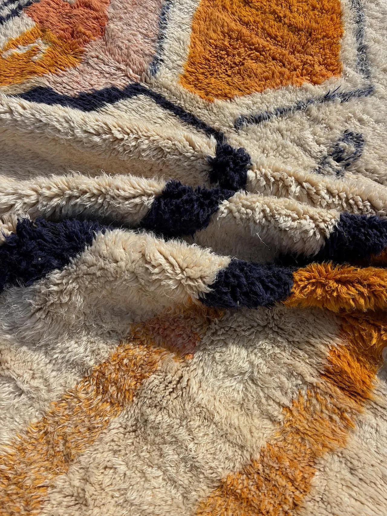Abstract Moroccan-style shag rug, 2000s 6