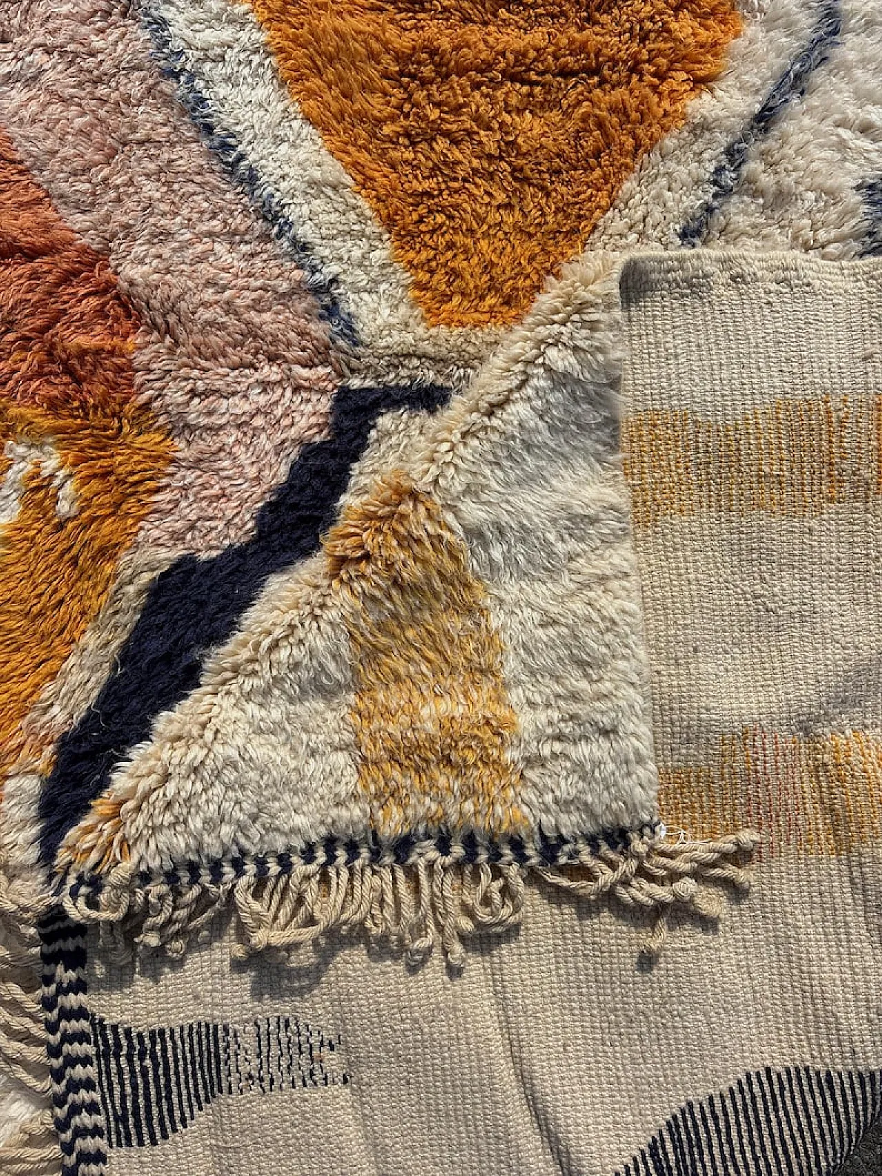 Abstract Moroccan-style shag rug, 2000s 8