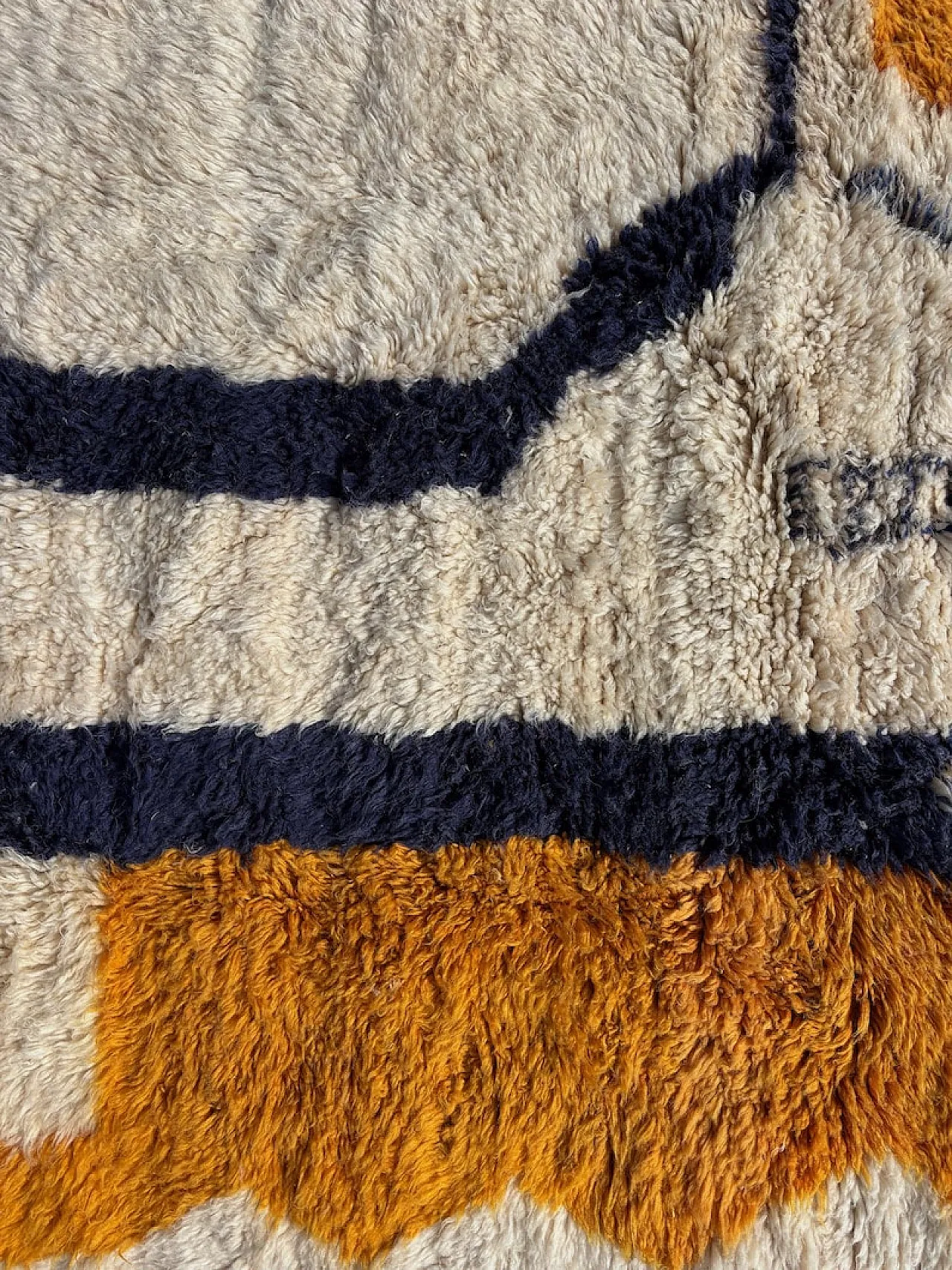 Abstract Moroccan-style shag rug, 2000s 9