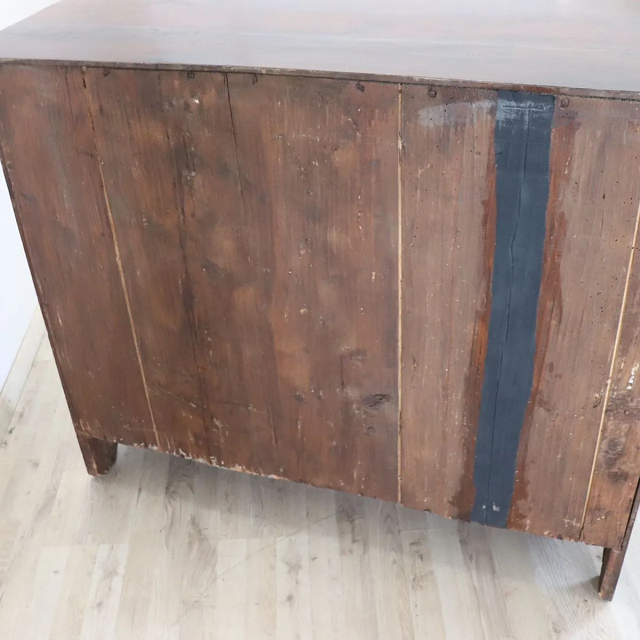 Antica cassettiera in noce intarsiato, '700 12