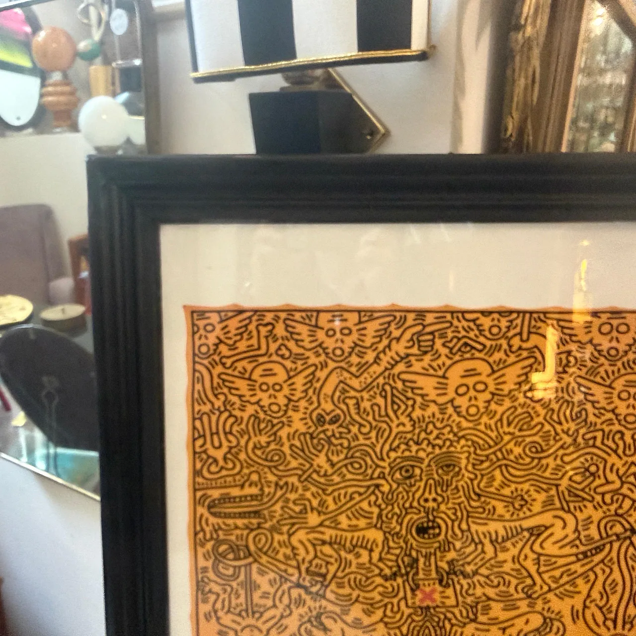 Keith Haring Pop art 63/150 Litografia Senza Titolo, anni 2000 7