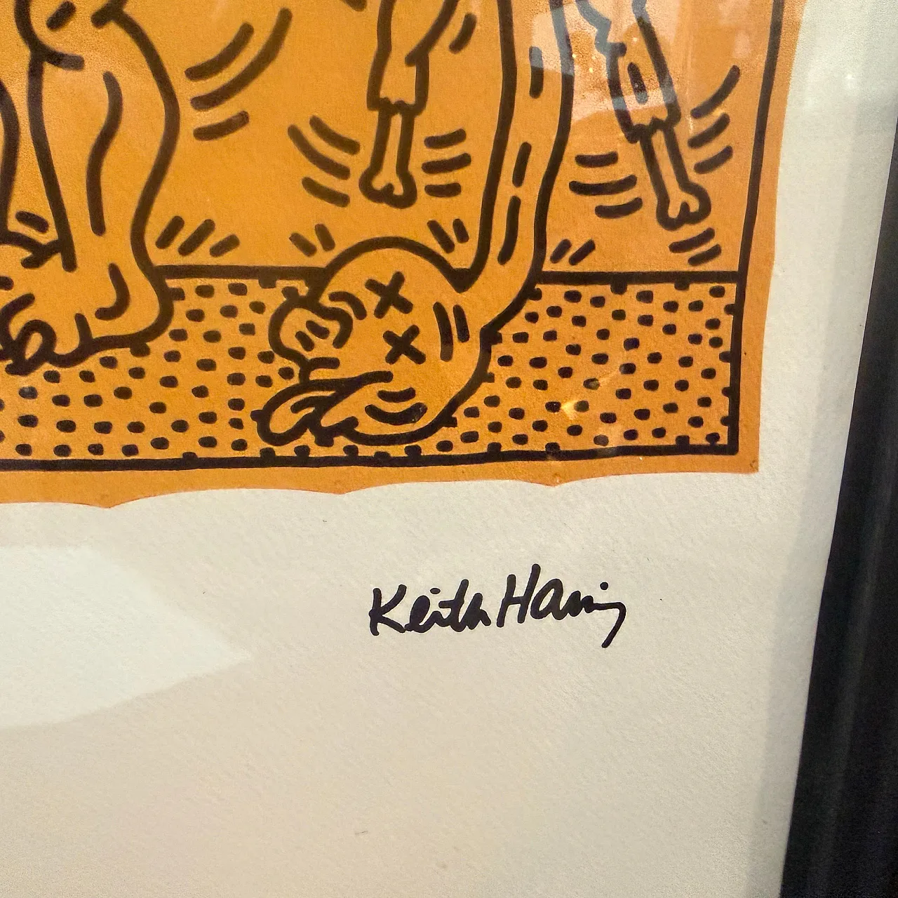 Keith Haring Pop art 63/150 Litografia Senza Titolo, anni 2000 9
