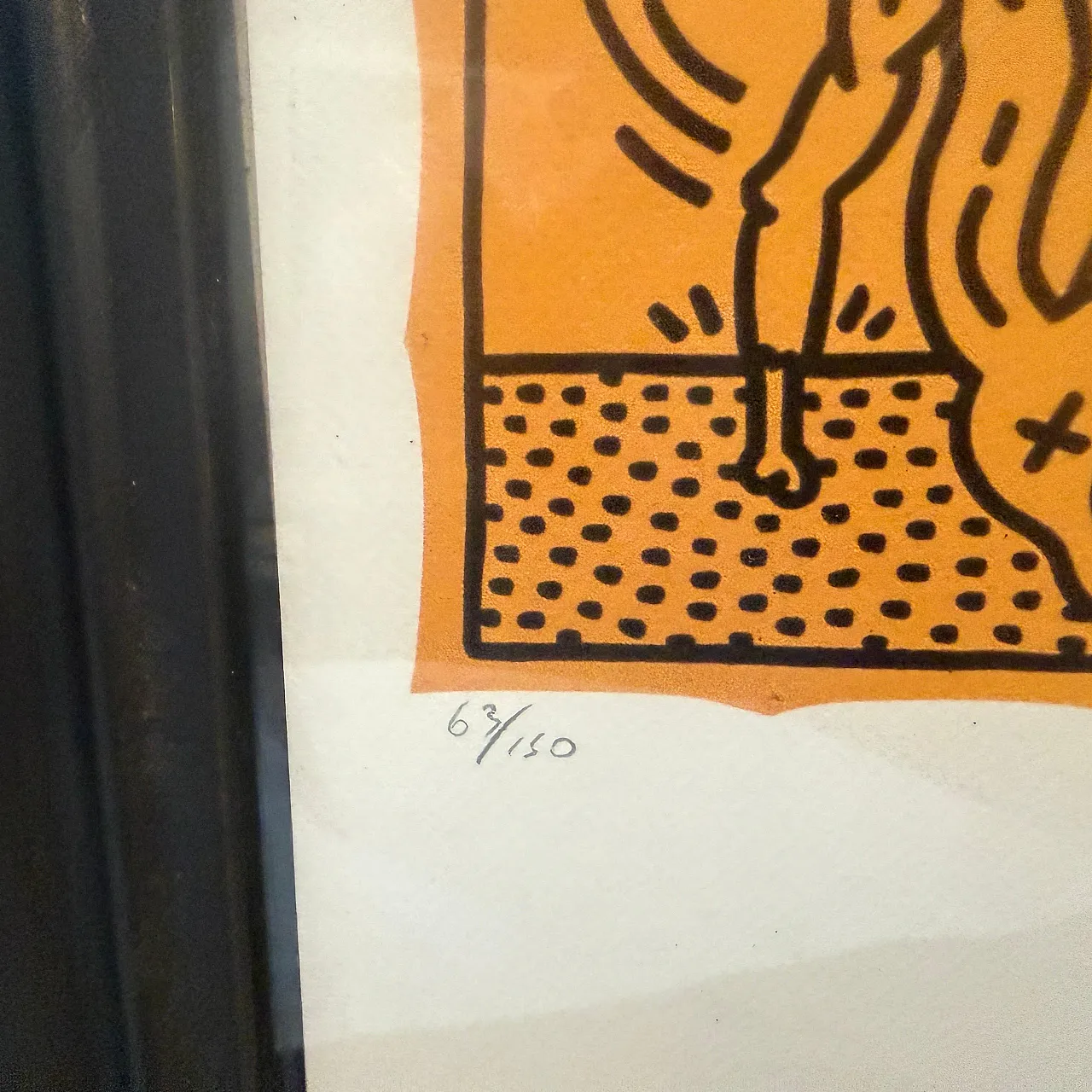 Keith Haring Pop art 63/150 Litografia Senza Titolo, anni 2000 10