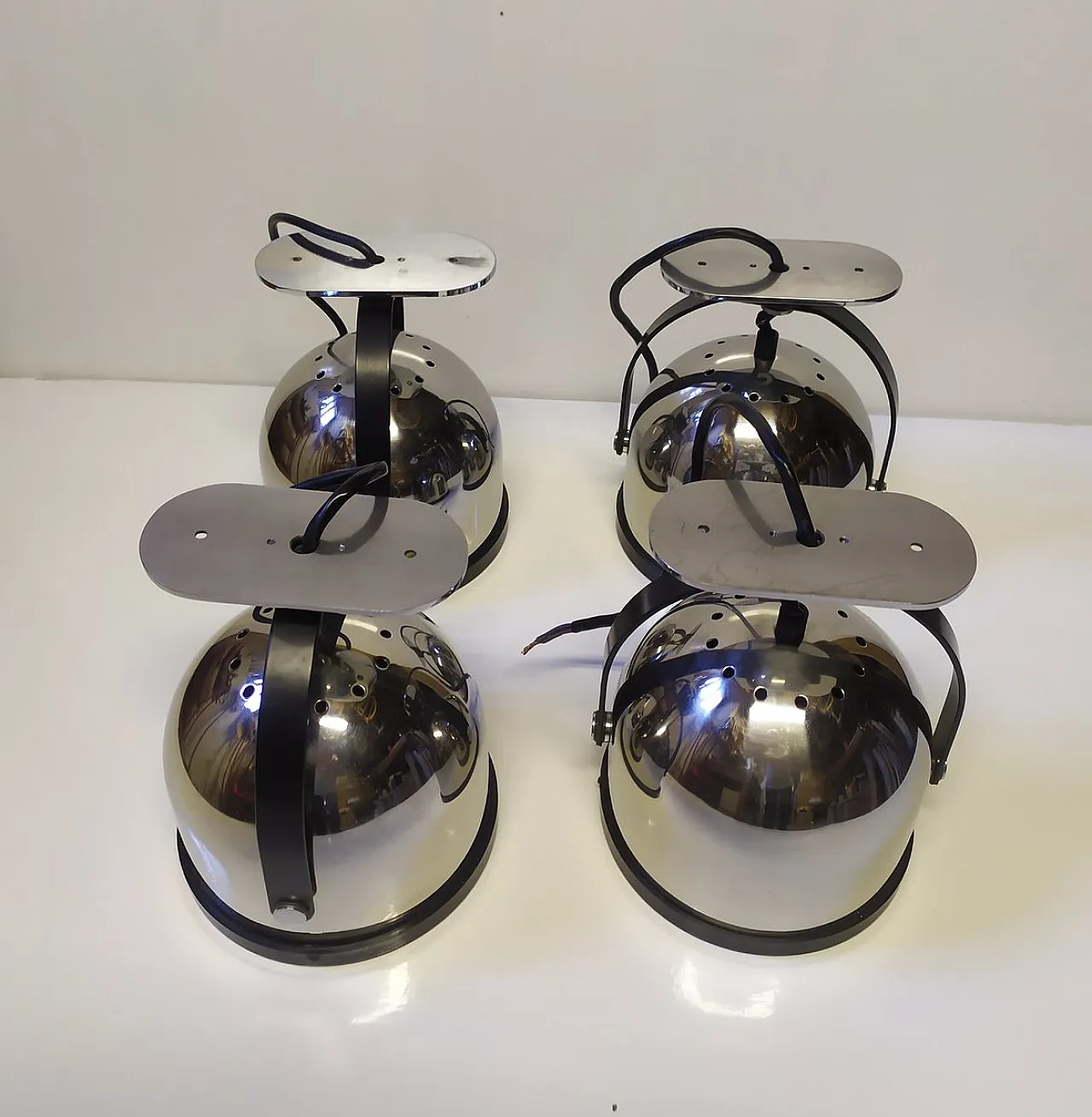 4 Wall lights by Gae Aulenti for Stilnovo, 1970s 2