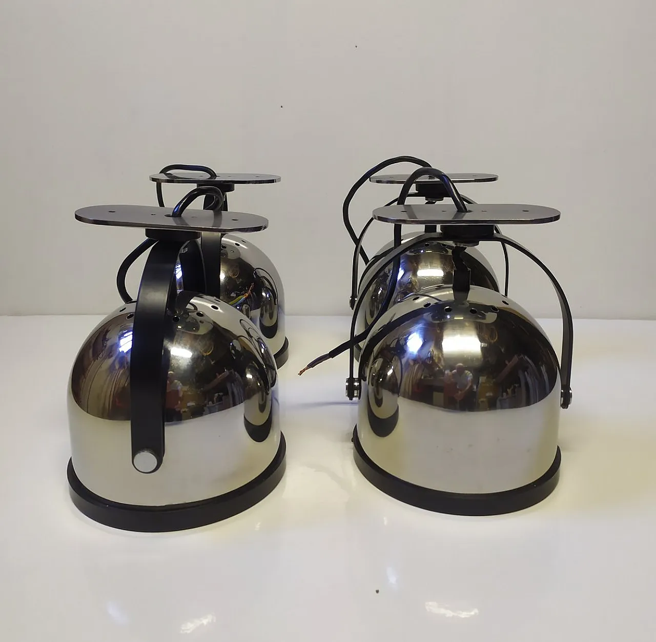 4 Wall lights by Gae Aulenti for Stilnovo, 1970s 5