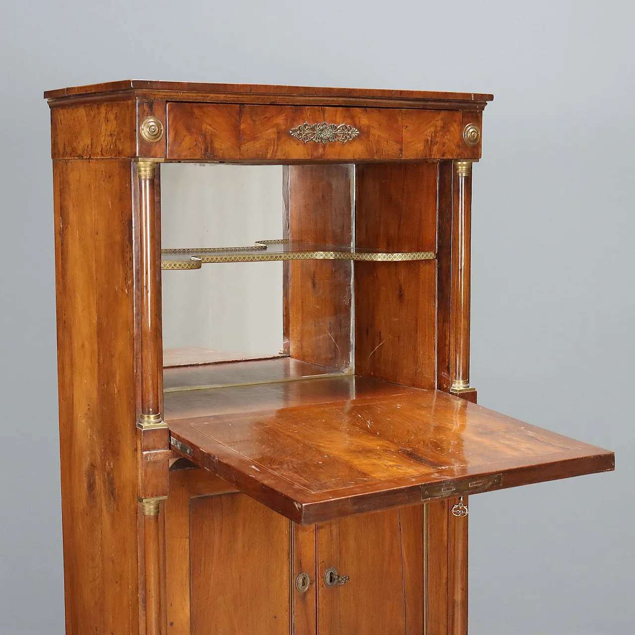 Empire secretaire in walnut, 19th century 3