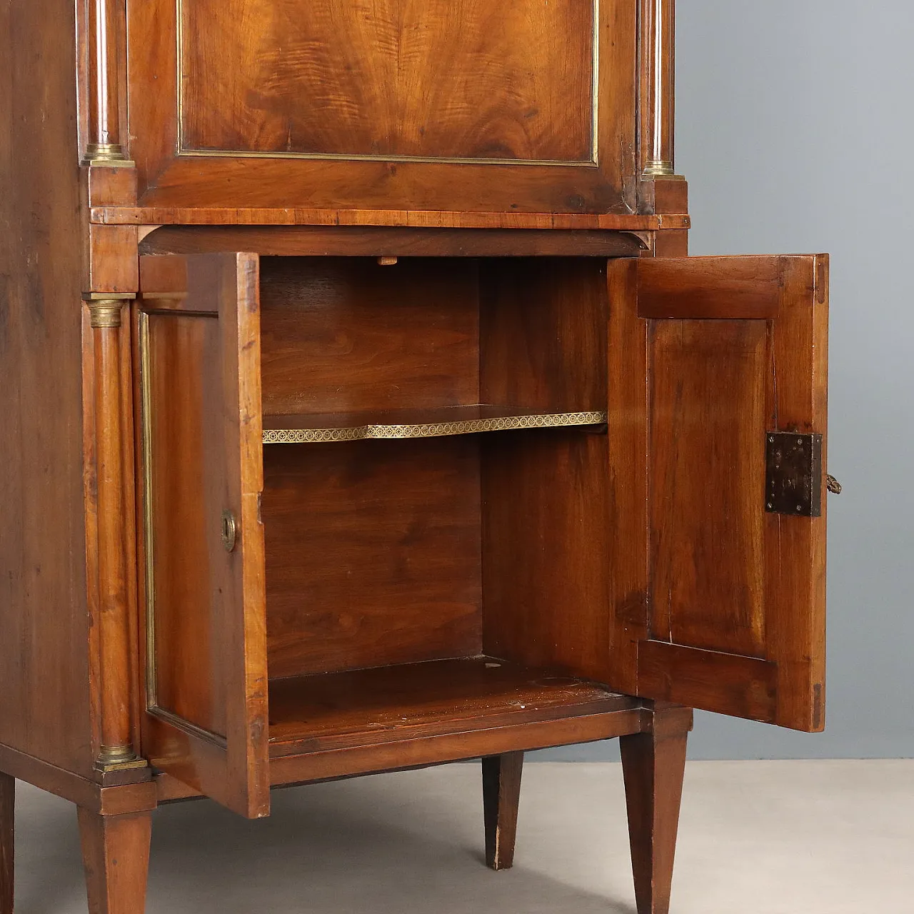 Empire secretaire in walnut, 19th century 4