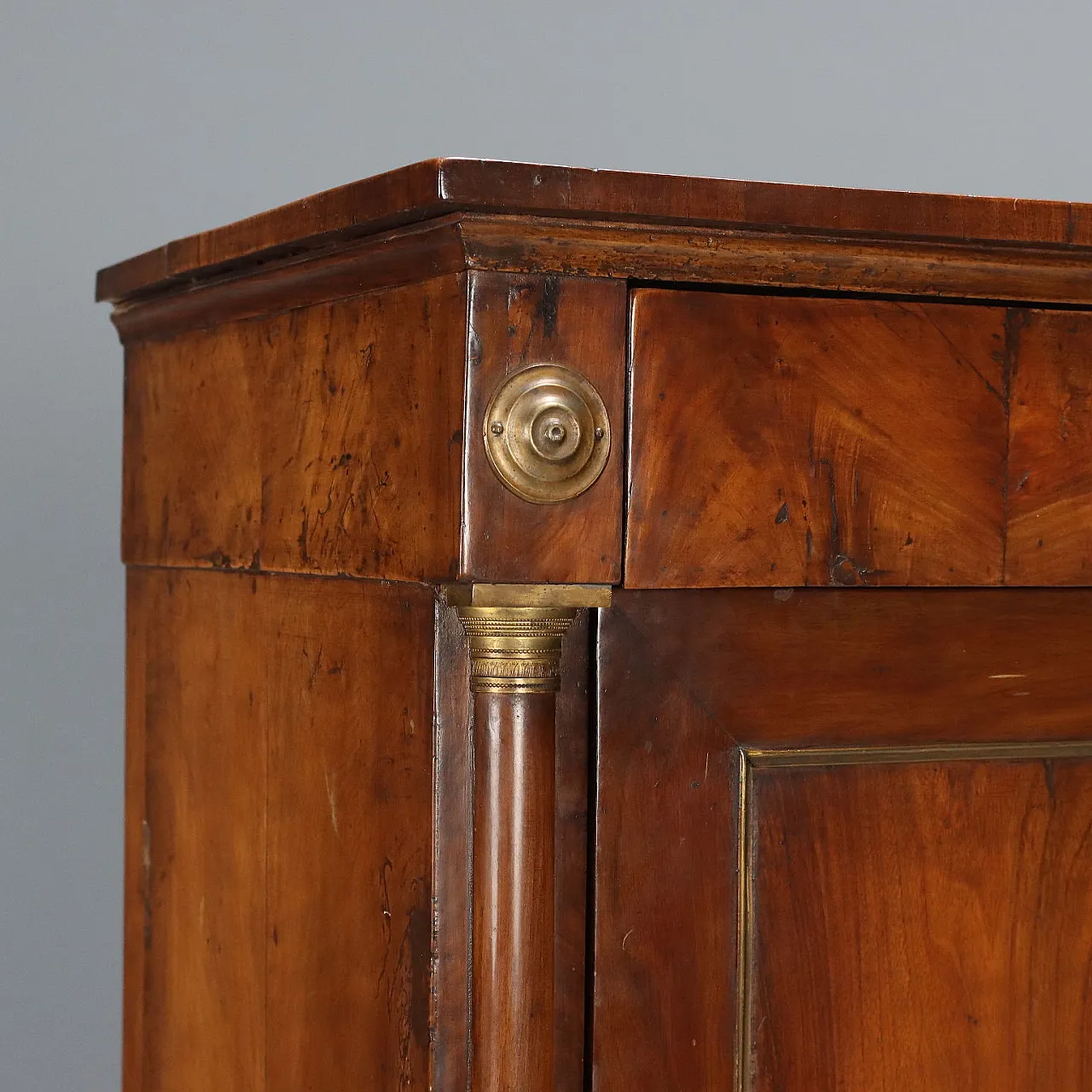Empire secretaire in walnut, 19th century 5