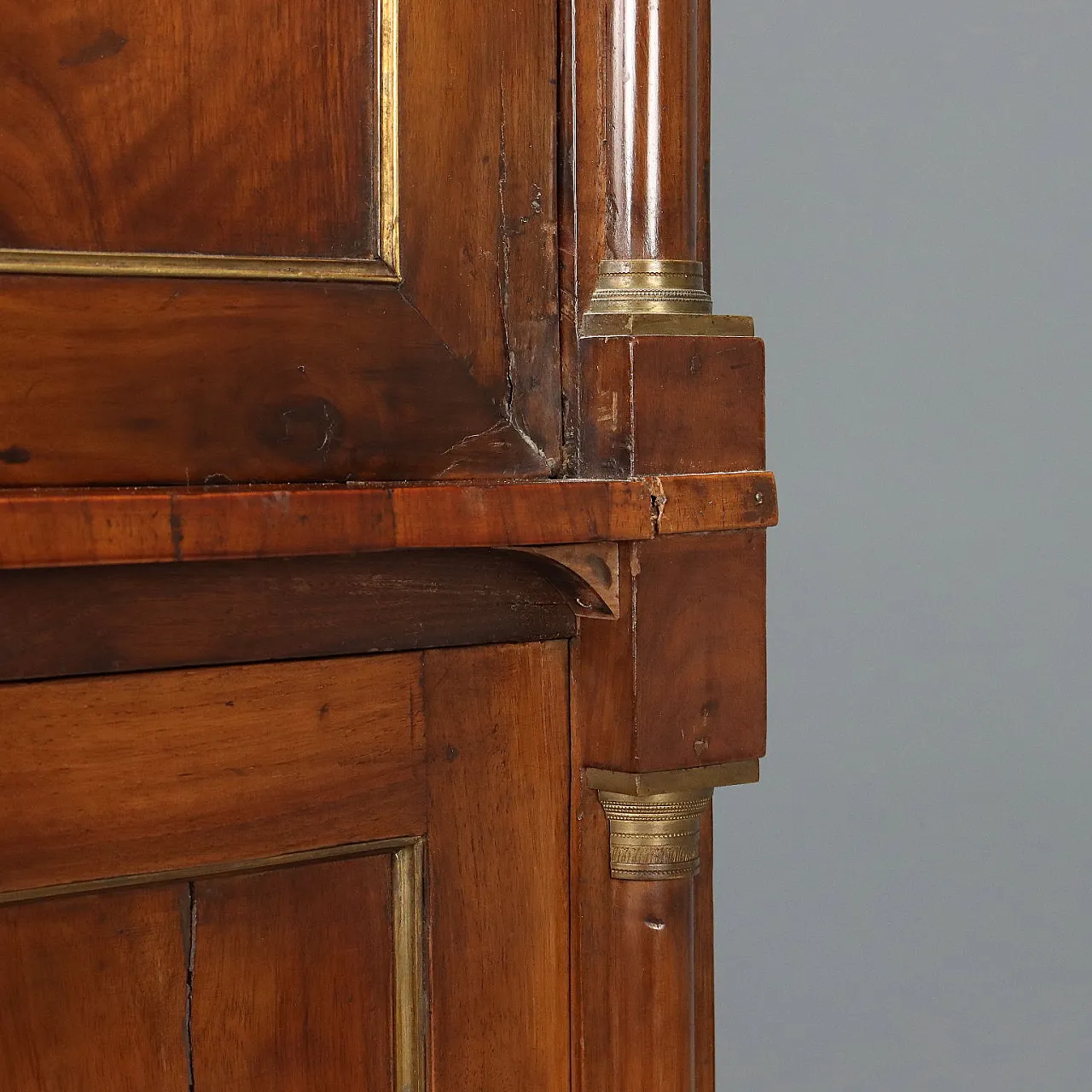 Empire secretaire in walnut, 19th century 10