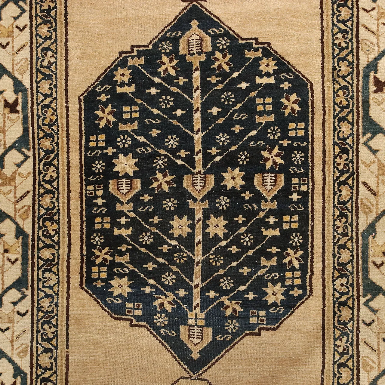 Malayer rug in wool and cotton, 20th century 4