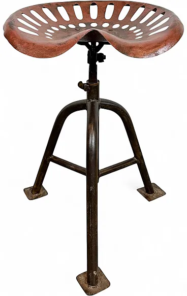 Vintage Industrial Swivel Chair, 1950s