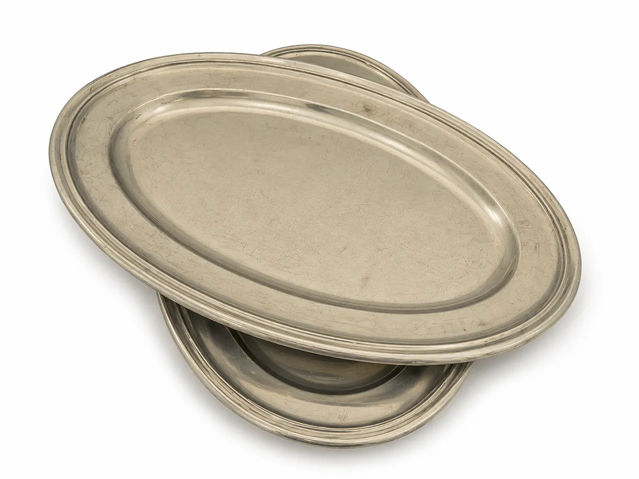 Pair of Broggi Milano trays from the first half of the 20th century 4
