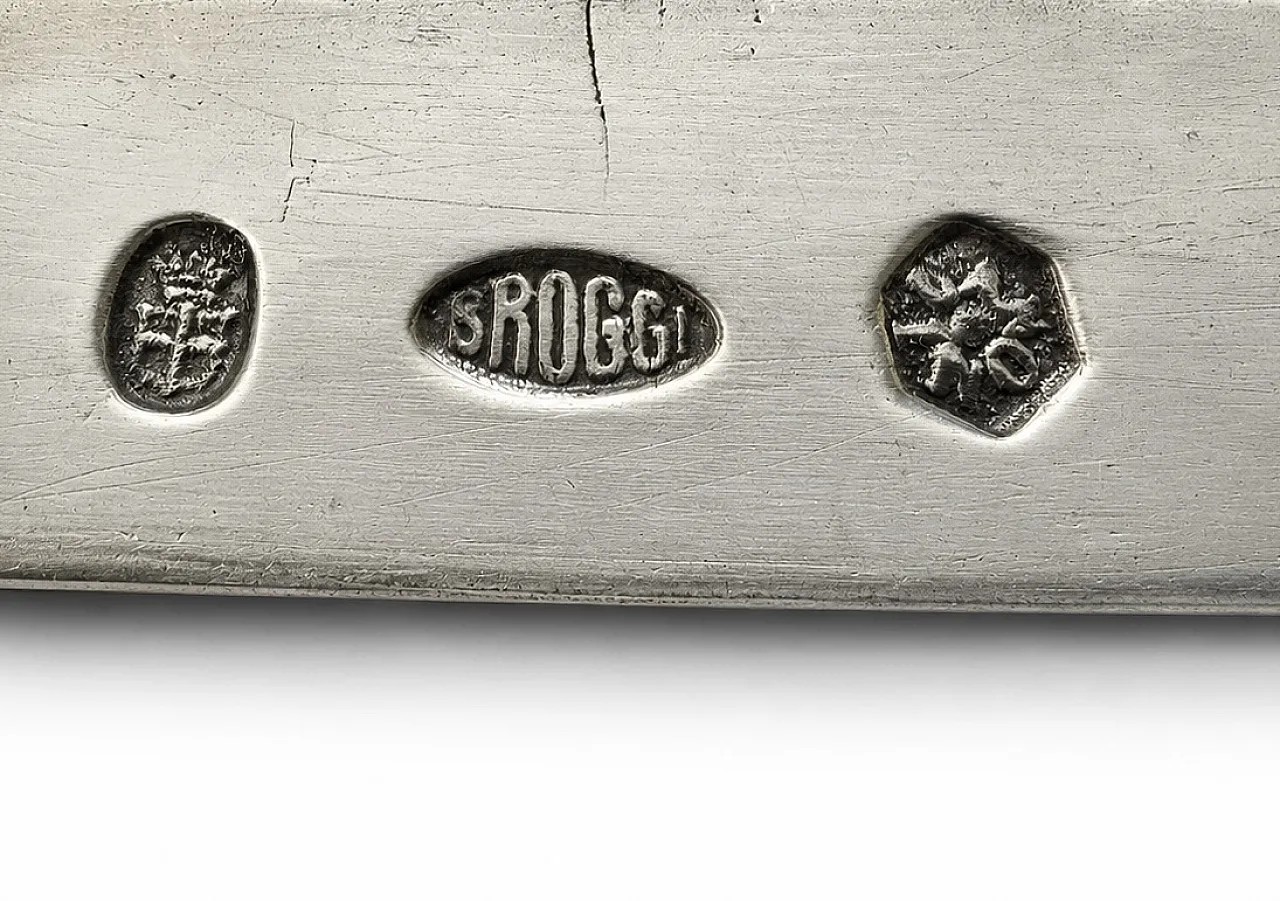 Pair of Broggi Milano trays from the first half of the 20th century 6