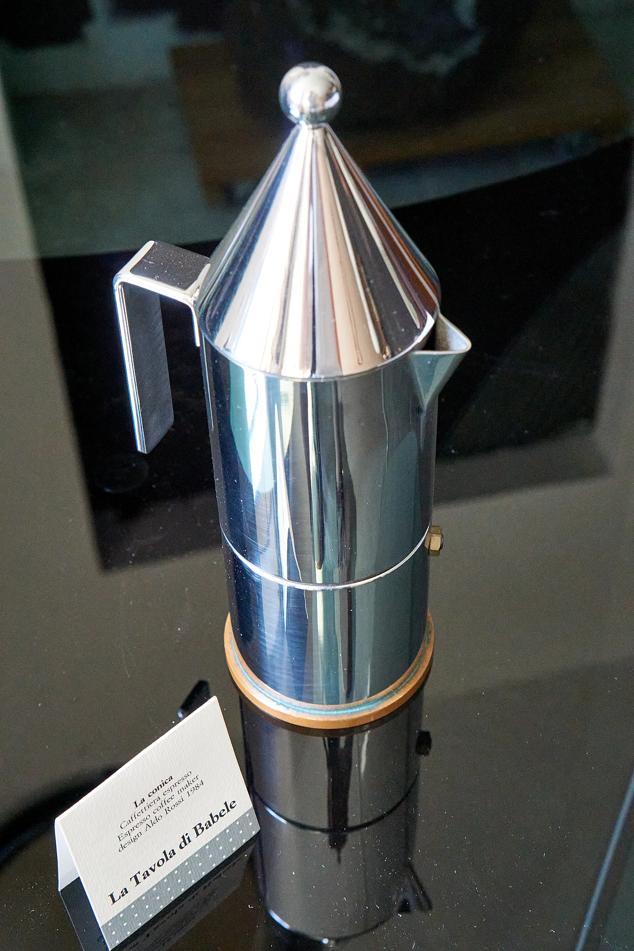 Caffettiera La Conica di Aldo Rossi per Alessi Prima serie 90002/3 5