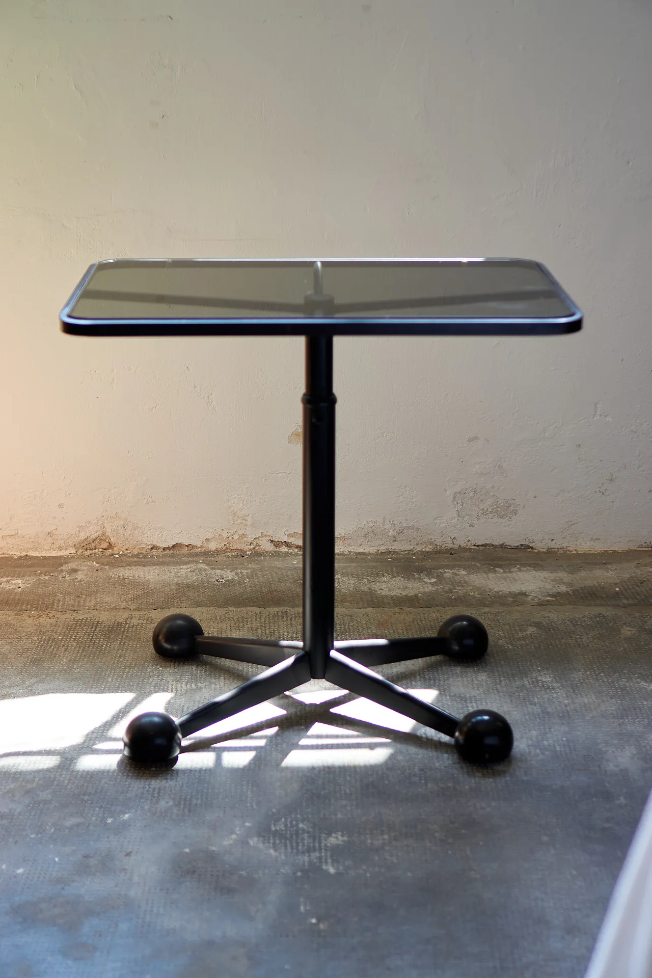 Coffee table with wheels by Allegri Parma, 70s 2
