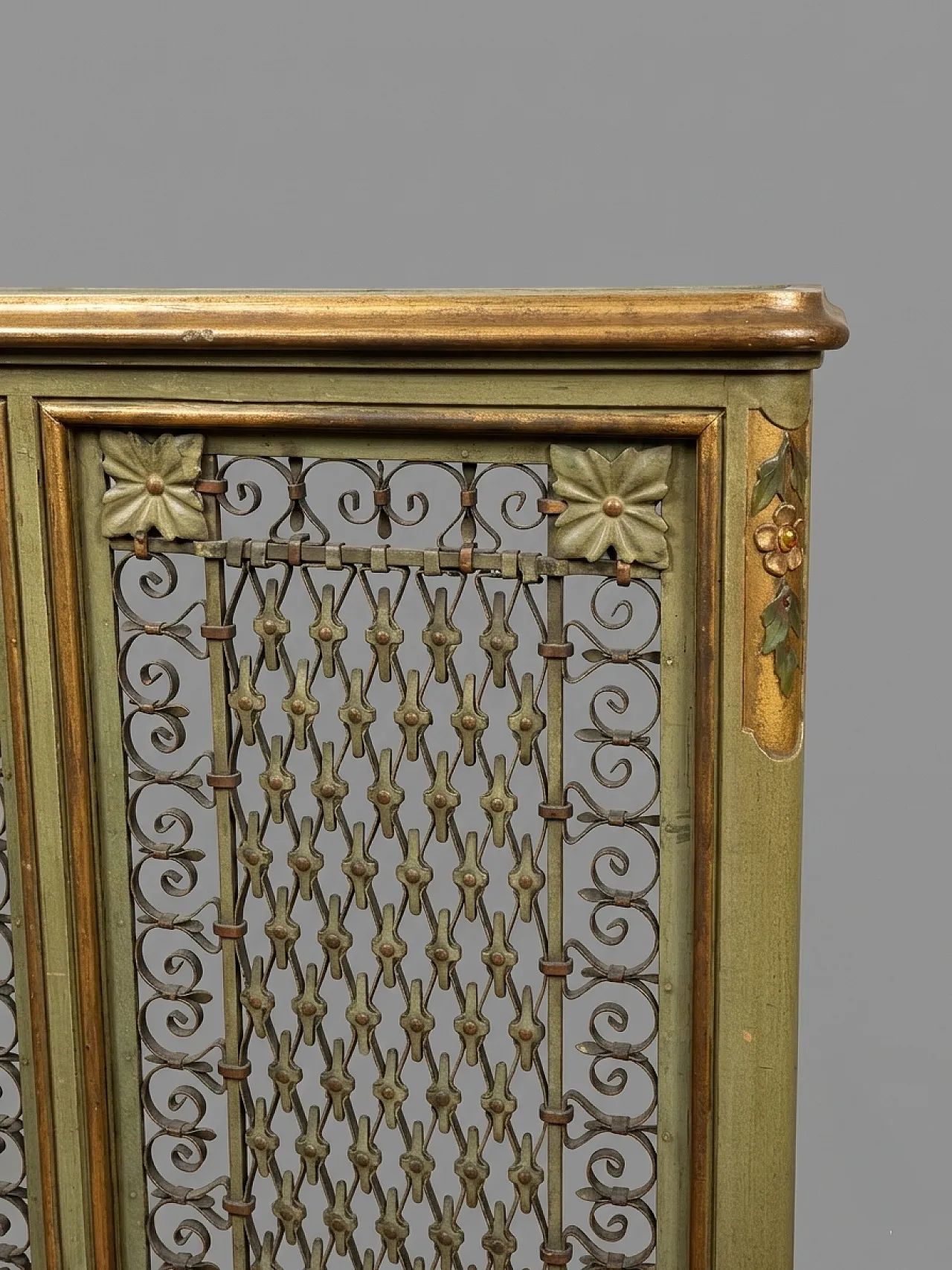 Copritermosifone a console stile Luigi XVI in legno, anni '30 2