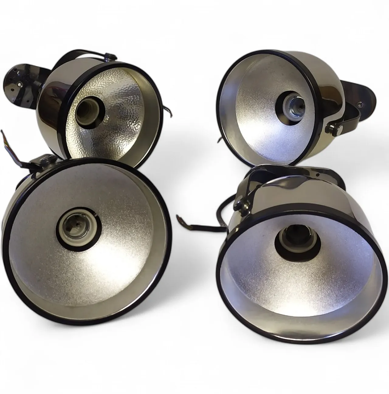 4 Wall lights by Gae Aulenti for Stilnovo, 1970s 9