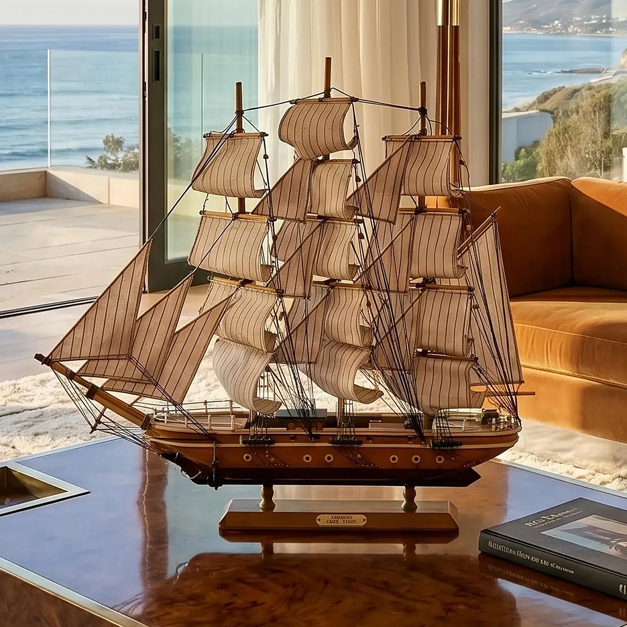 Cliper model ship, 1970s 1